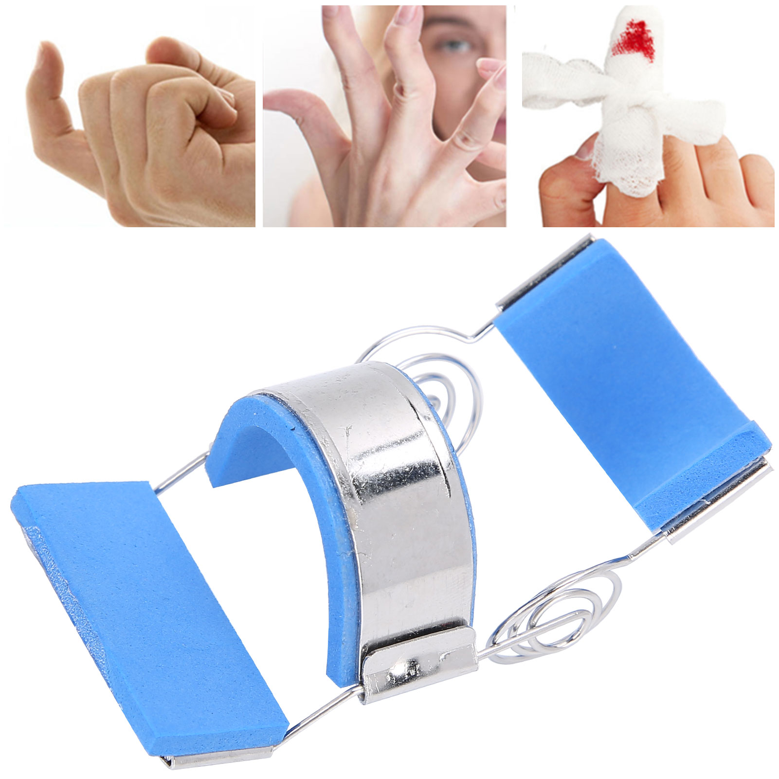 Adjustable Stainless Steel Finger Straightener for Finger Sprain Fracture Fixing - Picture 16 of 21