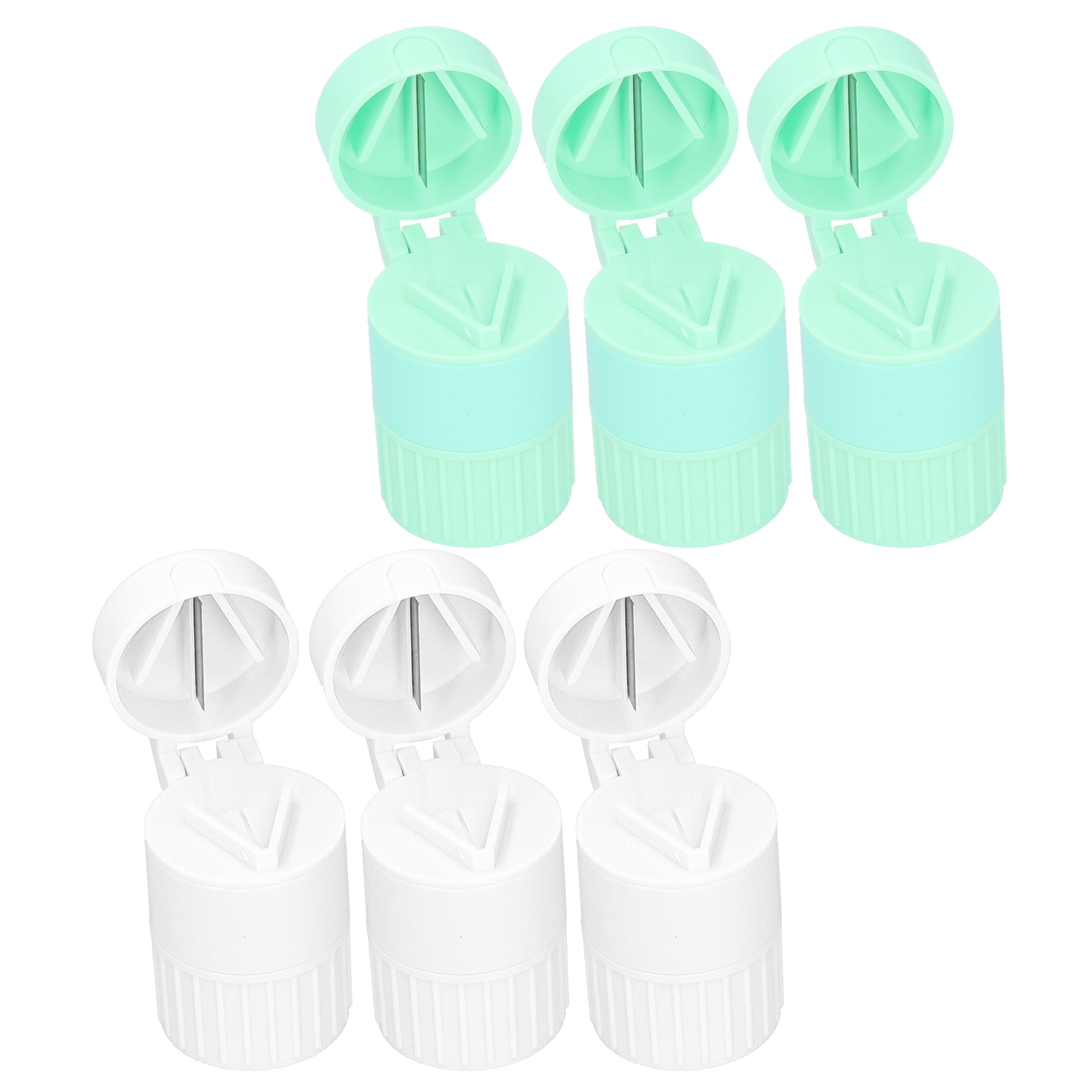 3pcs MultiFunctional Pills Crusher Cutter Tablet Splitter Grinder Storage Bo HR6 - Picture 18 of 23