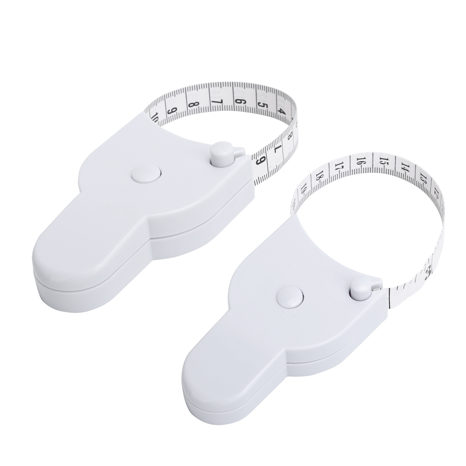 Double Sided Scale Body Waist Tape Accurate Head Hips Legs Retractable Measu HR6