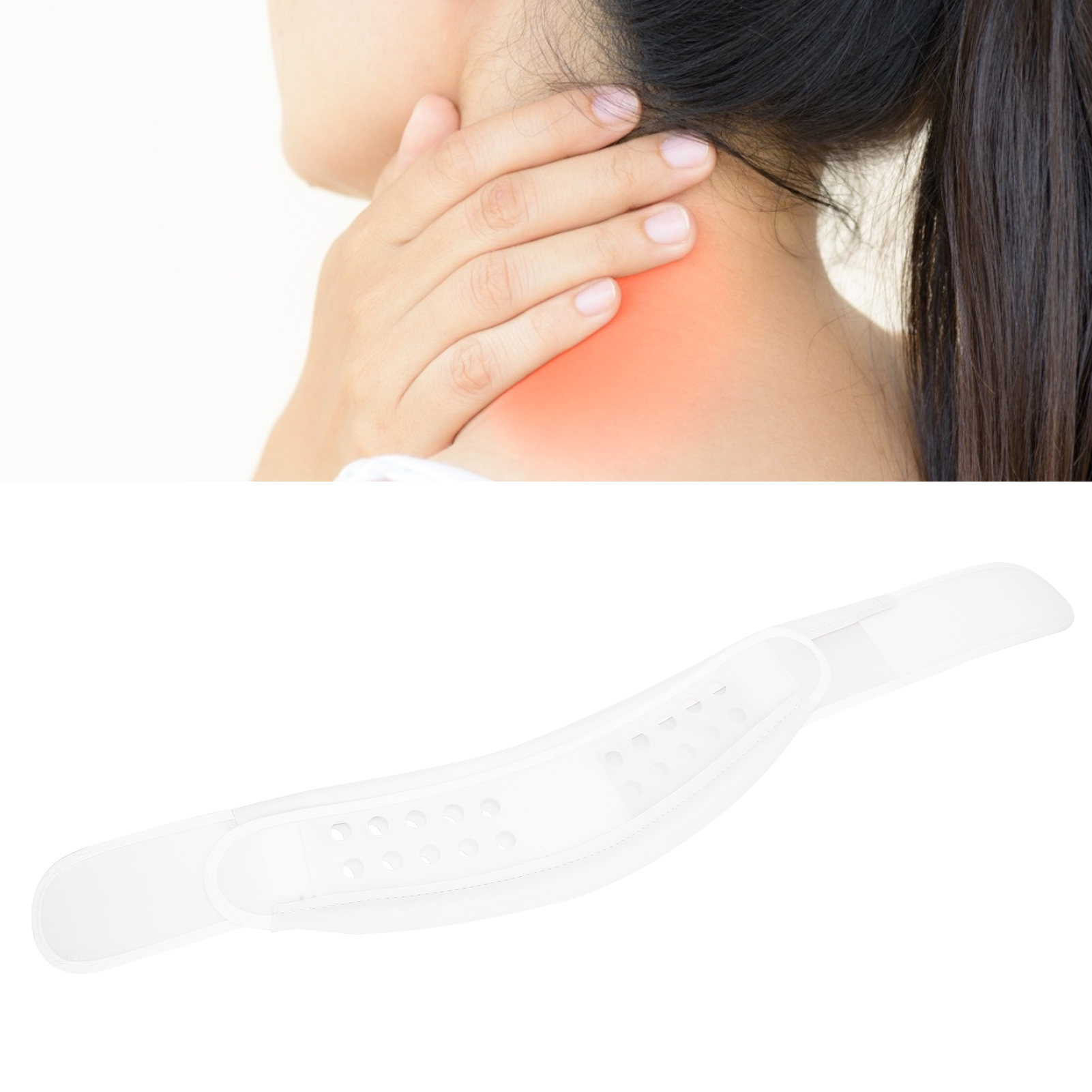 Adjustable Cervical Collar Pain Relief Cervical Spine Neck Support Brace S - Picture 12 of 16