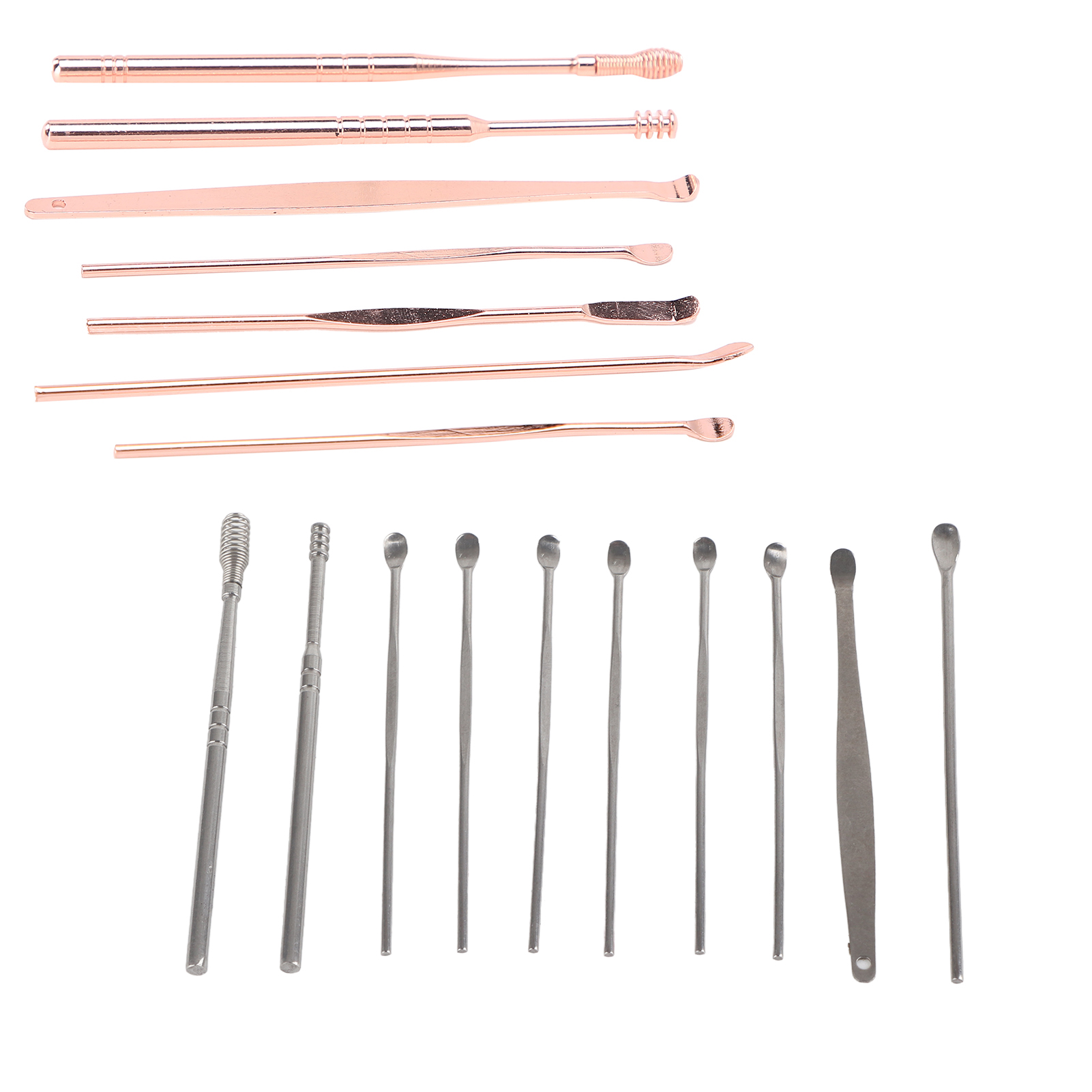 Edelstahl Spirale Ohr Wachs Reiniger Set Portable Ear Pick Löffel Earwax Rem FOY - Bild 30 von 30