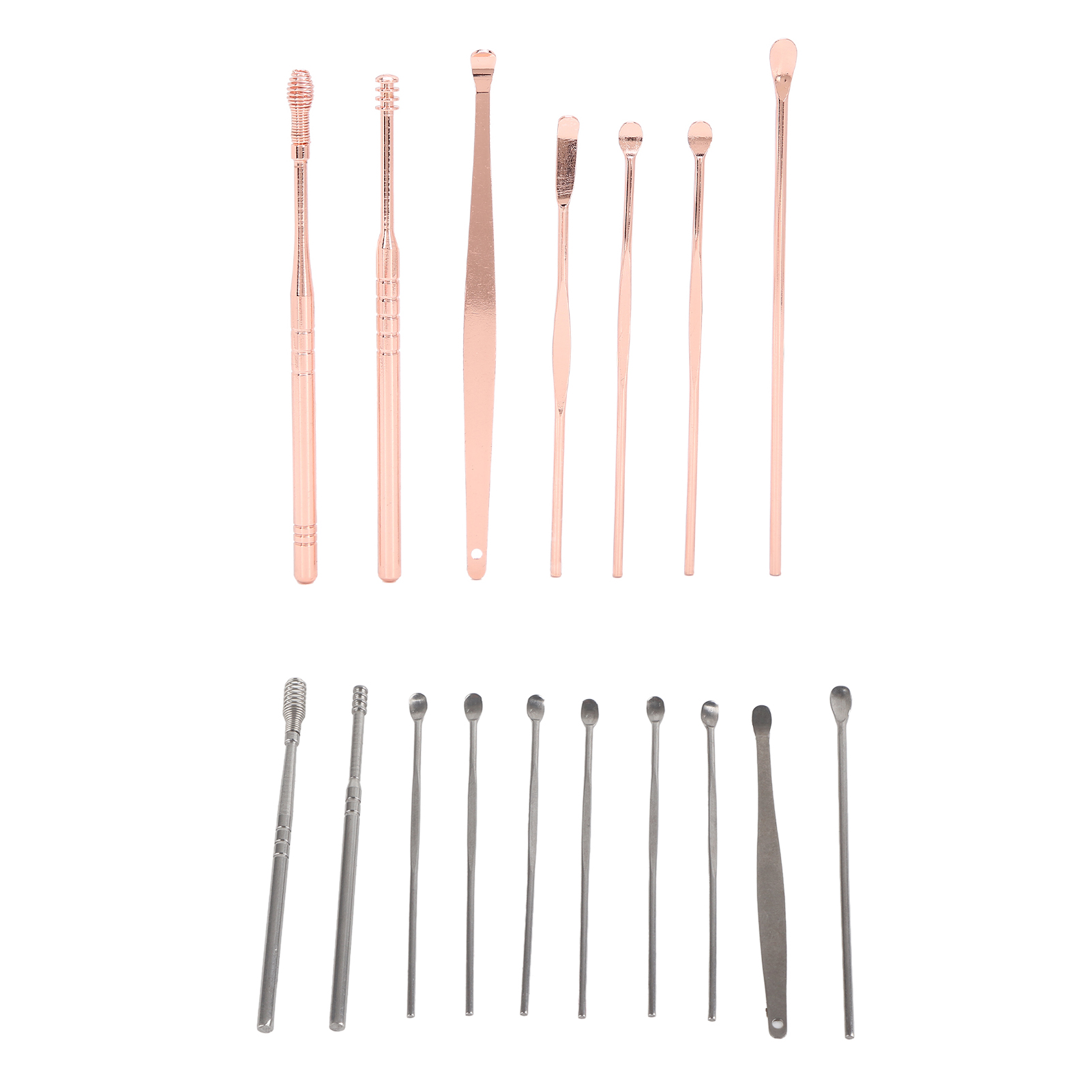 Edelstahl Spirale Ohr Wachs Reiniger Set Portable Ear Pick Löffel Earwax Rem CUB - Bild 26 von 30
