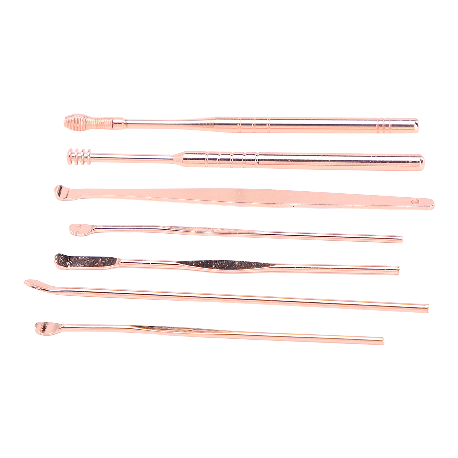 Edelstahl Spirale Ohr Wachs Reiniger Set Portable Ear Pick Löffel Earwax Rem CUB - Bild 27 von 30