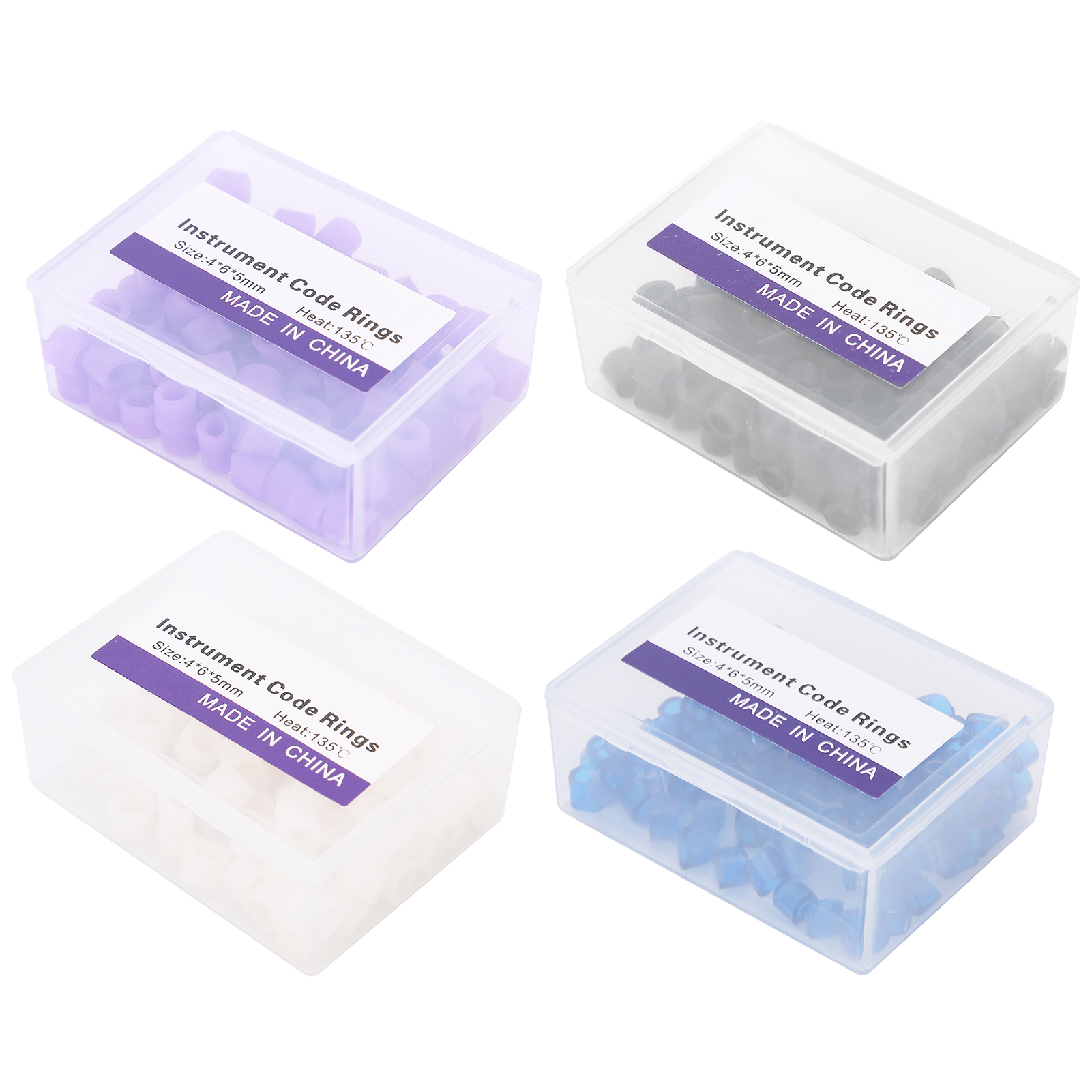 100pcs Dental Code Rings Orthodontic Silicone Dental Color Code Rings Access GEV - Picture 19 of 24