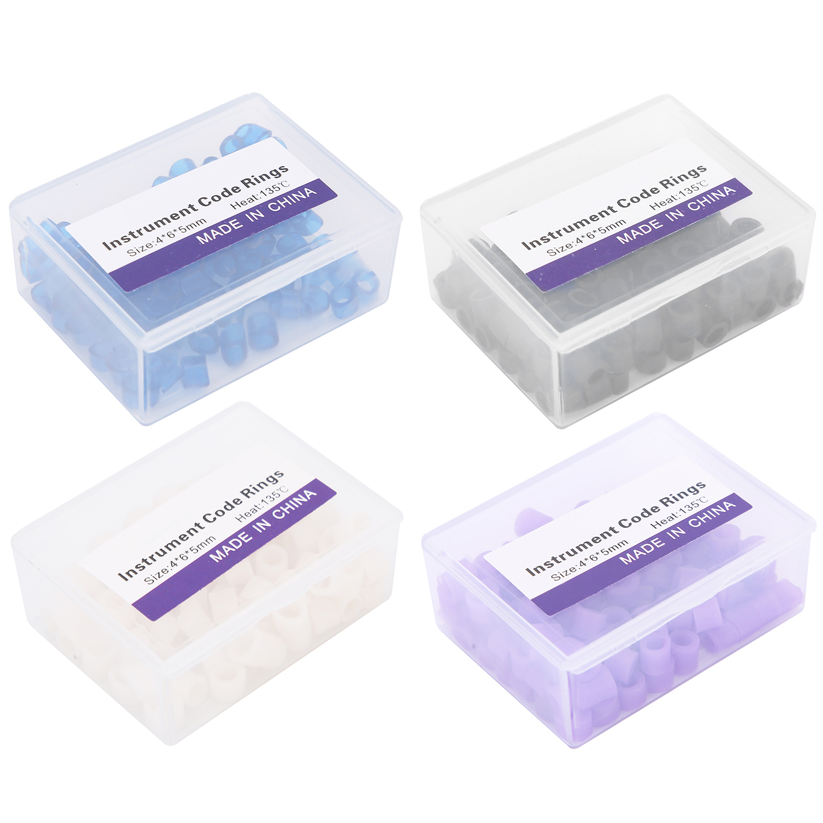 100pcs Dental Code Rings Orthodontic Silicone Dental Color Code Rings Access GEV - Picture 17 of 24