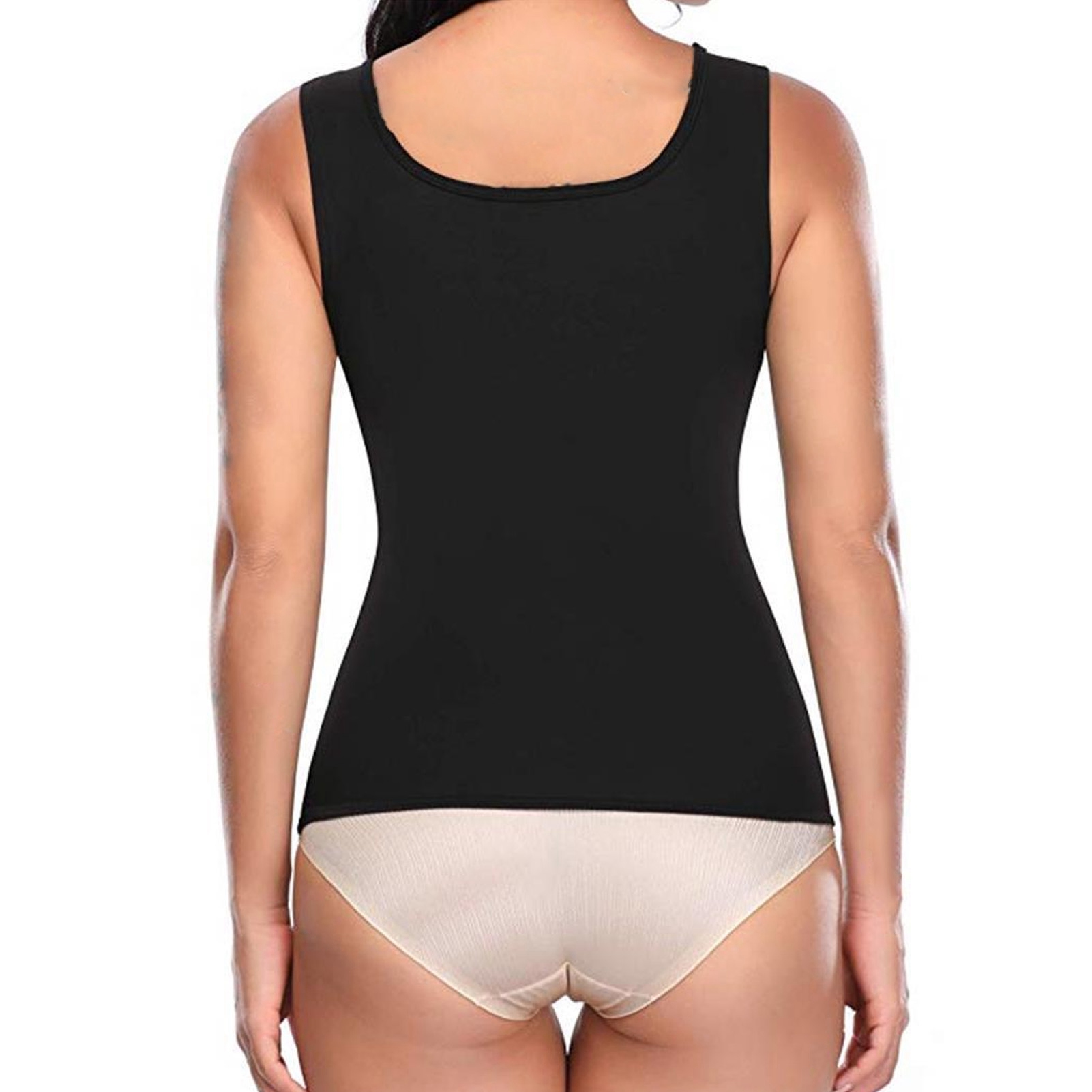 Women Sauna Vest Sweat Enhancing Body Shaper Weight Loss Tank Top For Workou HR6