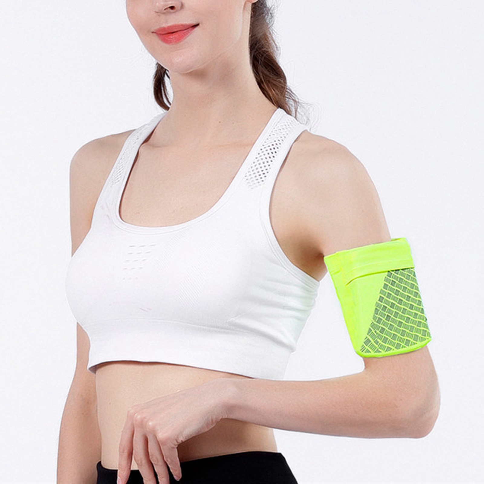 Sports Cell Phone Armband Strap Fitness Workout Arm Band Pouch Case Holder G AGS - Photo 20 sur 21