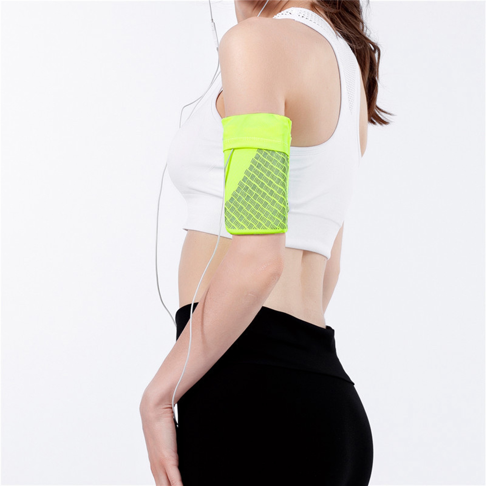 Sports Cell Phone Armband Strap Fitness Workout Arm Band Pouch Case Holder G WYD - Photo 30 sur 32