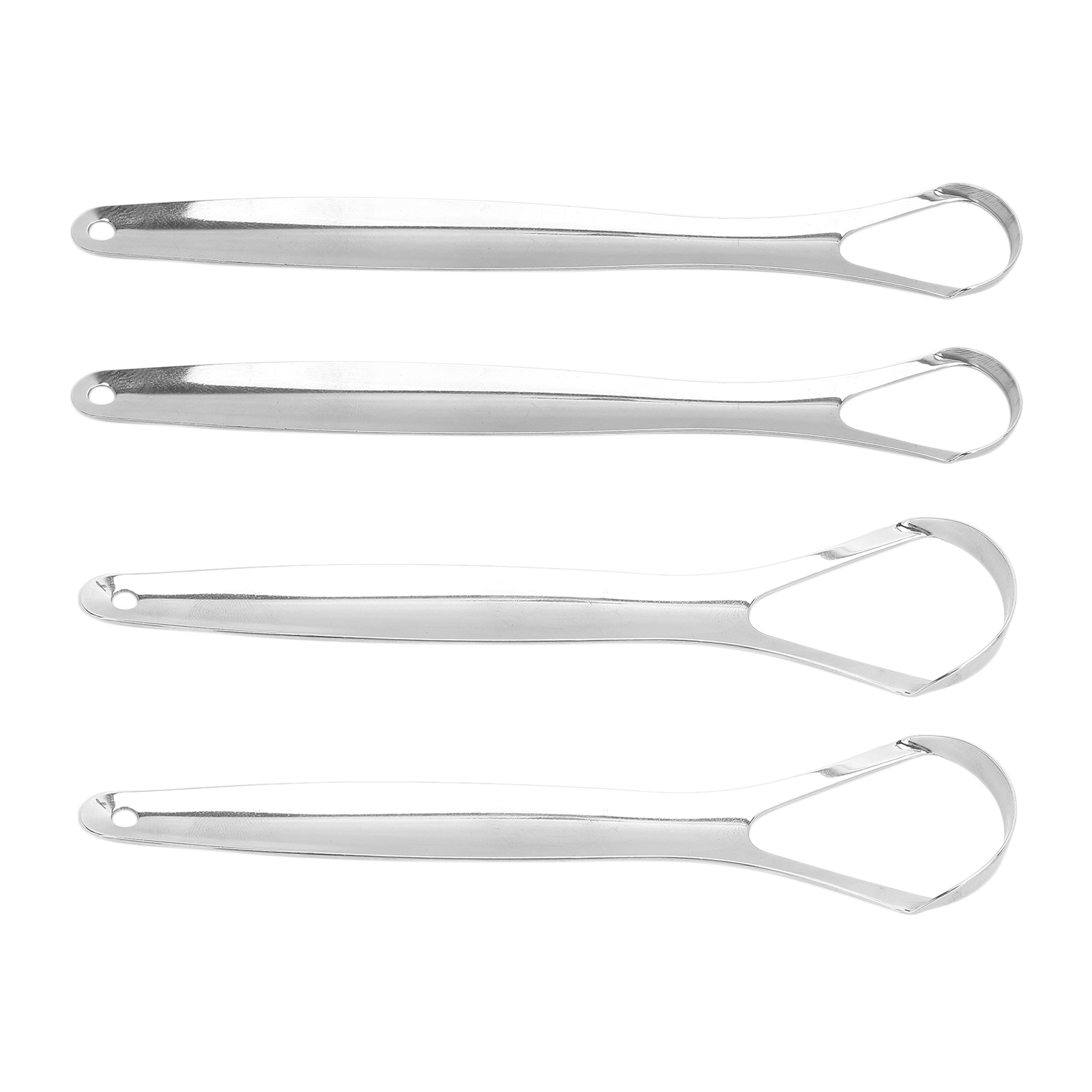 2pcs Adult Tongue Scraper Portable Reusable Stainless Steel Freshen Breath T HR6 - Picture 25 of 28