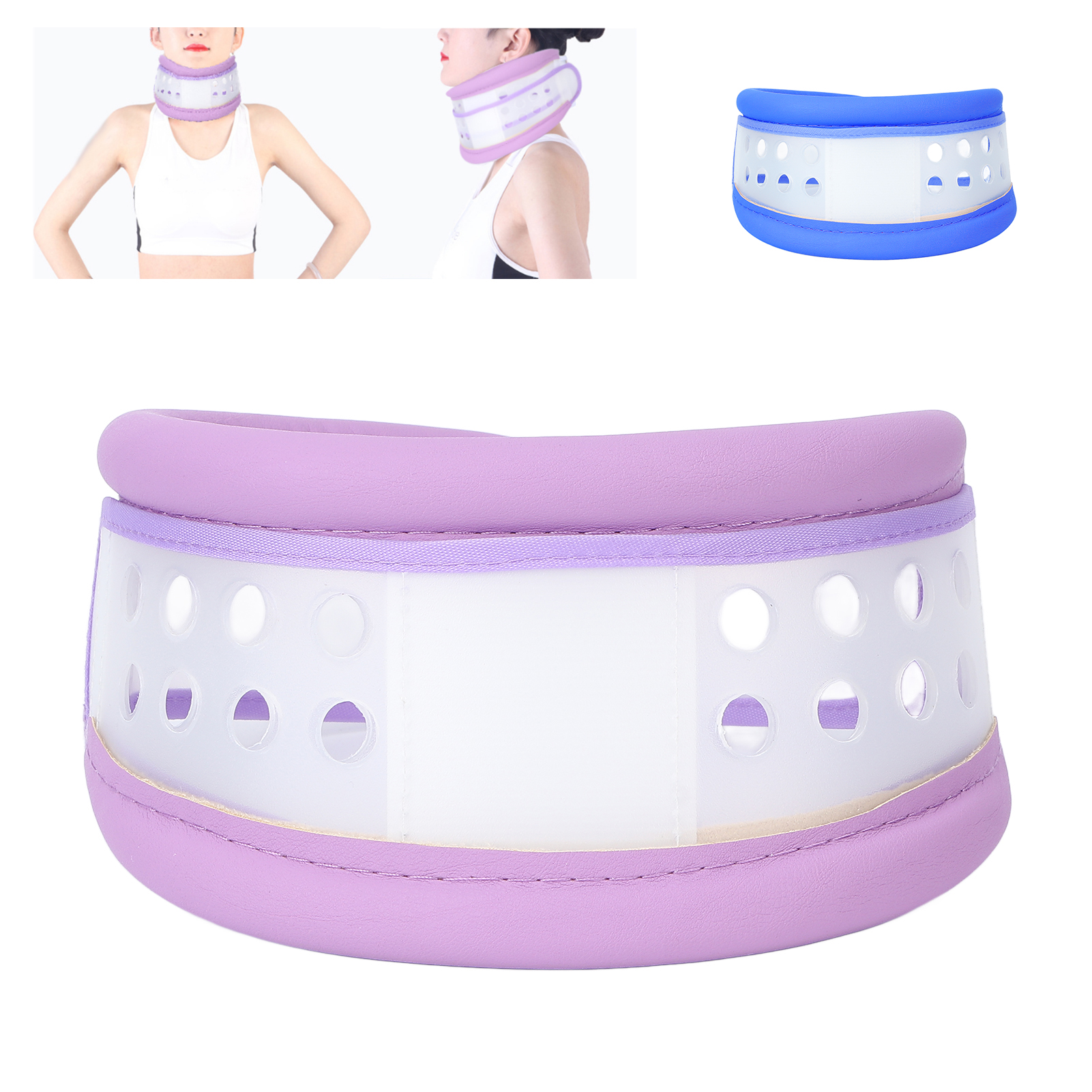 Cervical Collar Adjustable Neck Brace Collar Support Correct Bone Care For N L2S - Picture 32 of 34