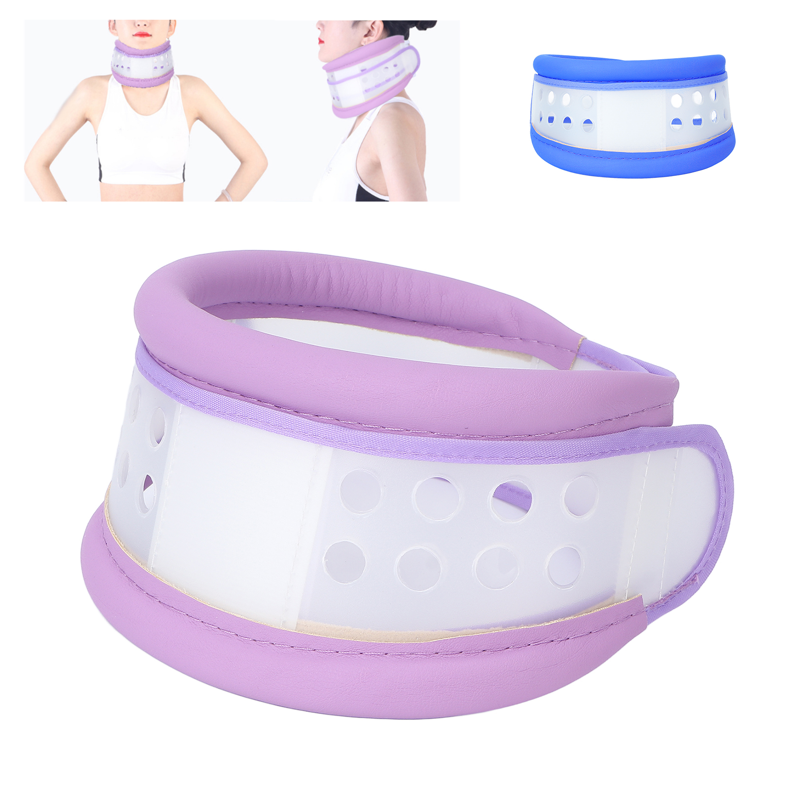 Cervical Collar Adjustable Neck Brace Collar Support Correct Bone Care For N L2S - Picture 25 of 34