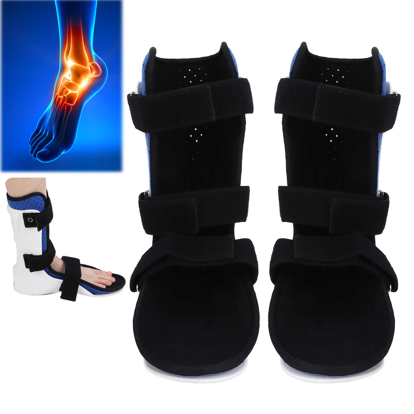 Ankle Foot Orthosis Support Drop Brace Padded Drop Foot Brace For Foot Drop NAU - Picture 42 of 42