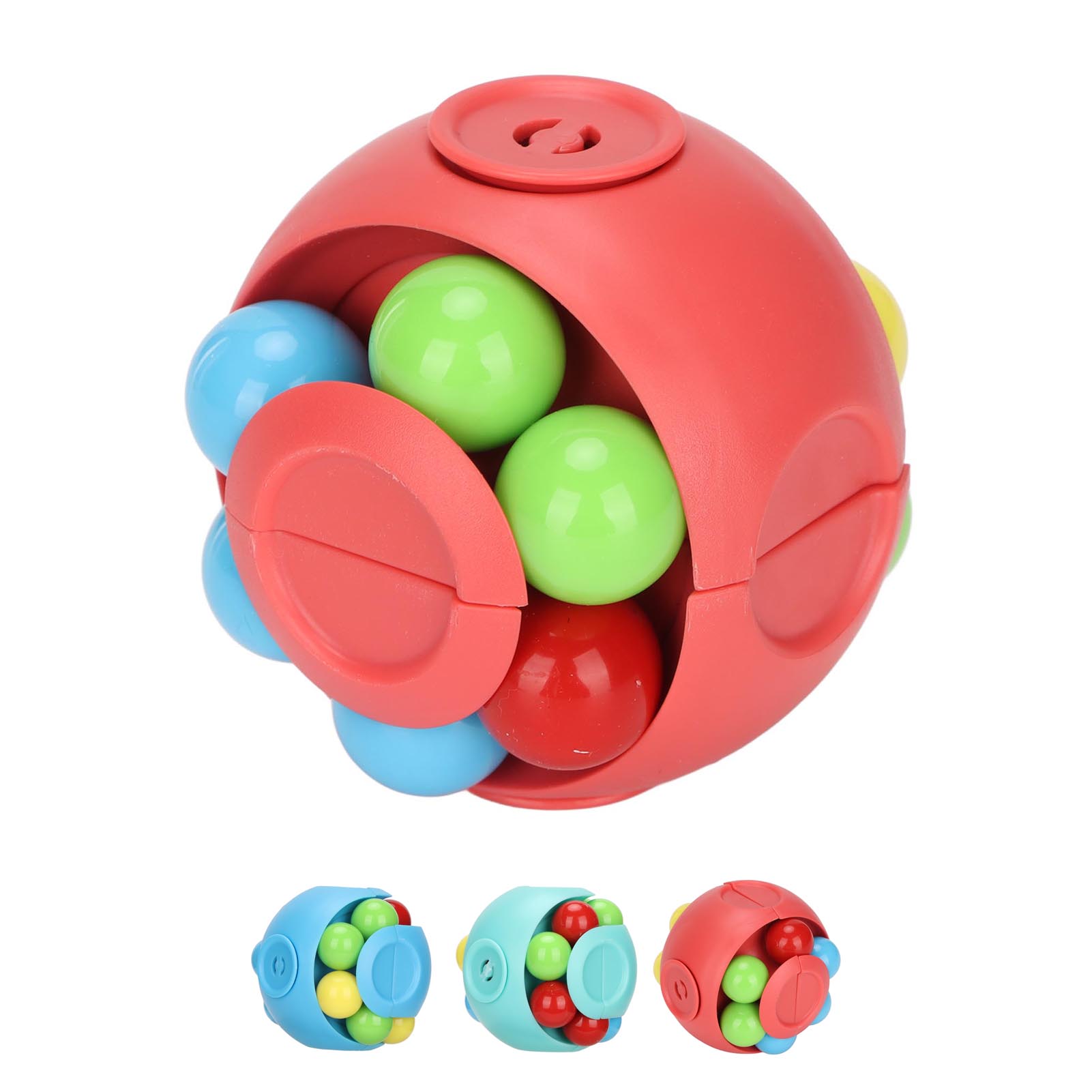Rotierende Bohne Spielzeug ABS Stress Relief Pädagogische Rotation Puzzle Ba FOY - Bild 27 von 29