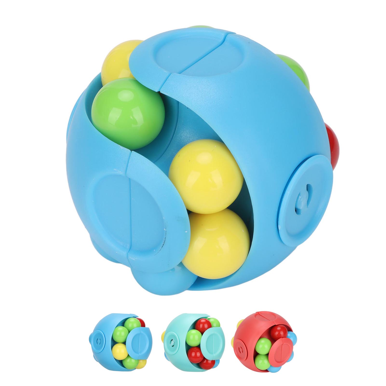 Rotierende Bohne Spielzeug ABS Stress Relief Pädagogische Rotation Puzzle Ba FOY - Bild 25 von 29