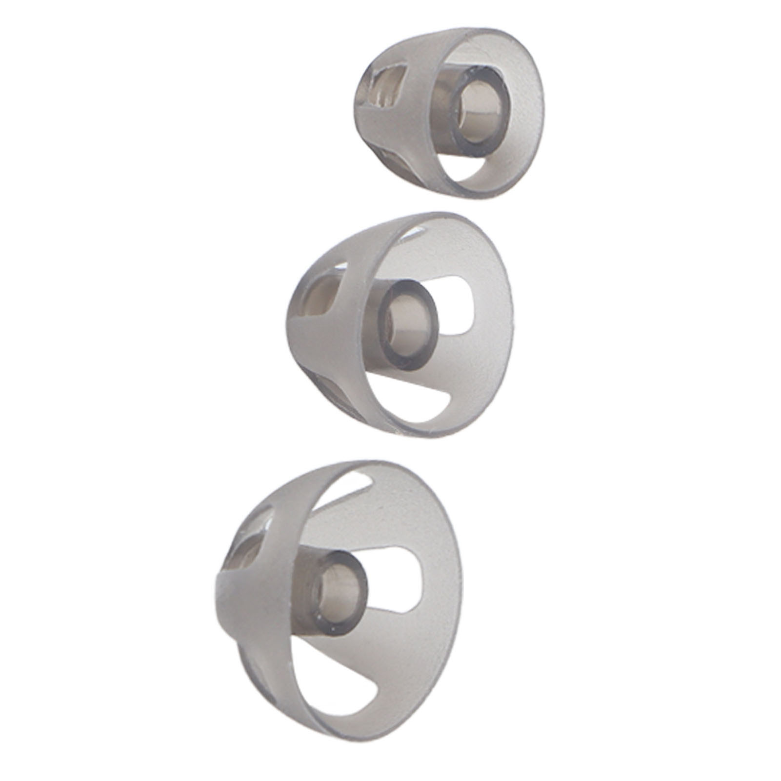 10 Pcs Hearing Aids Dome Soft Open Domes Black Layer Replacements Eartip (10mm - Picture 16 of 21