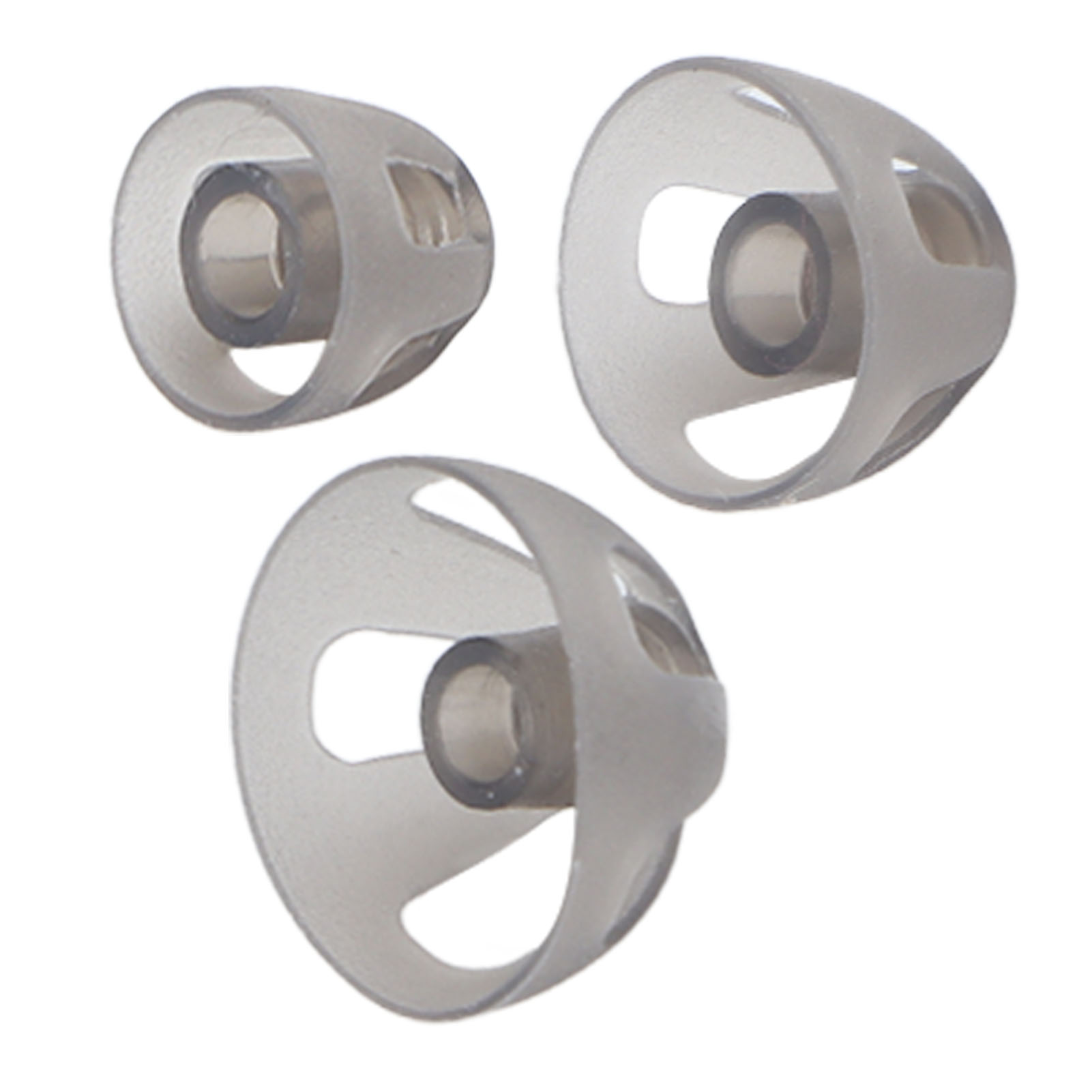 10 Pcs Hearing Aids Dome Soft Open Domes Black Layer Replacements Eartip (10mm - Picture 14 of 21