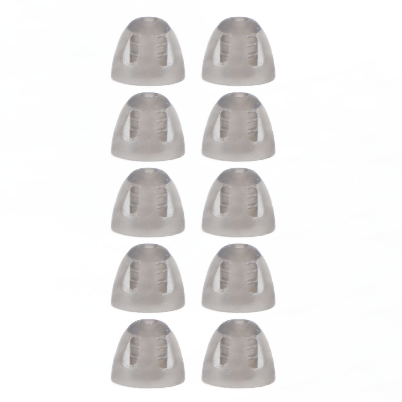 10 Pcs Hearing Aids Dome Soft Open Domes Black Layer Replacements Eartip (10mm - Picture 17 of 21