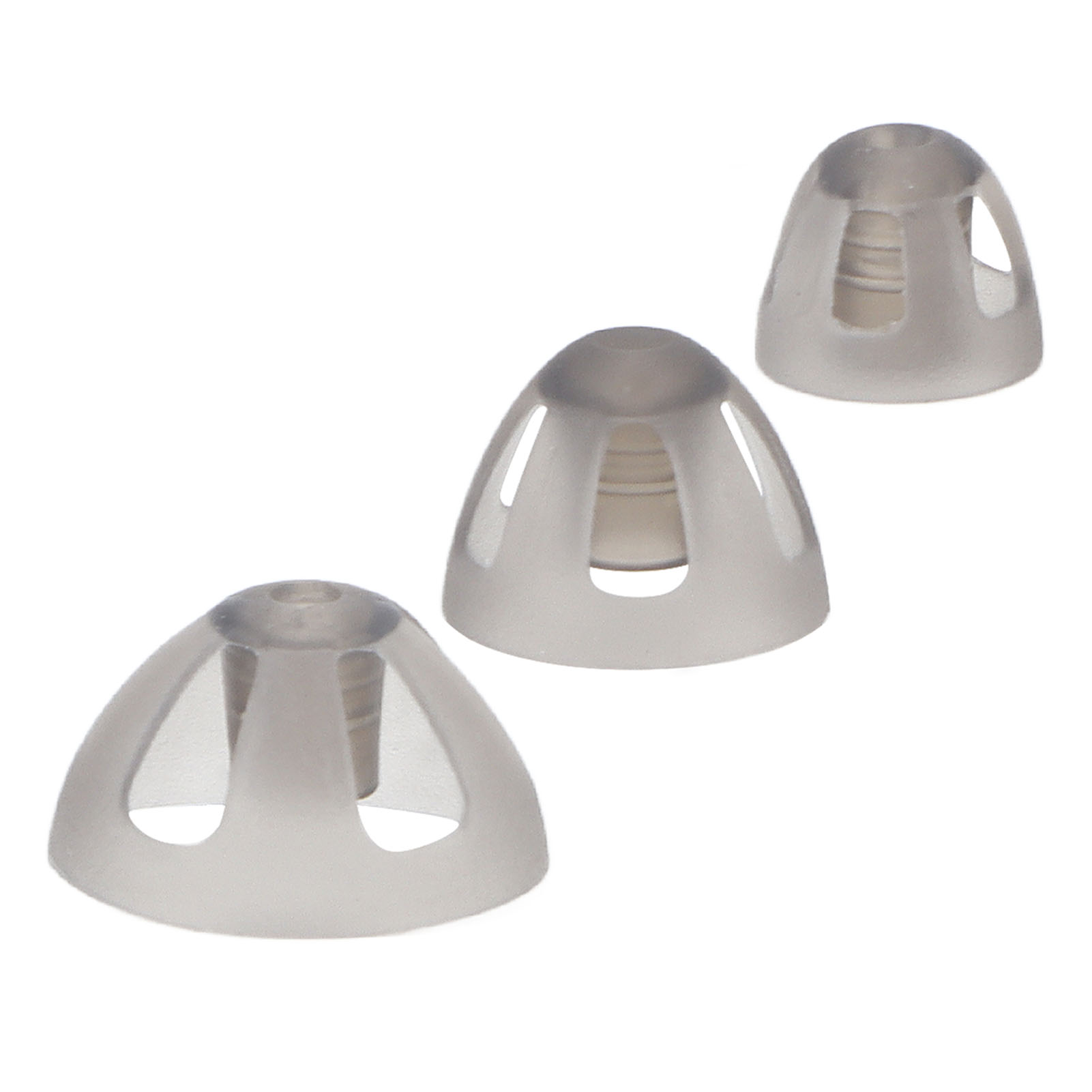 10 Pcs Hearing Aids Dome Soft Open Domes Black Layer Replacements Eartip (10mm - Picture 21 of 21