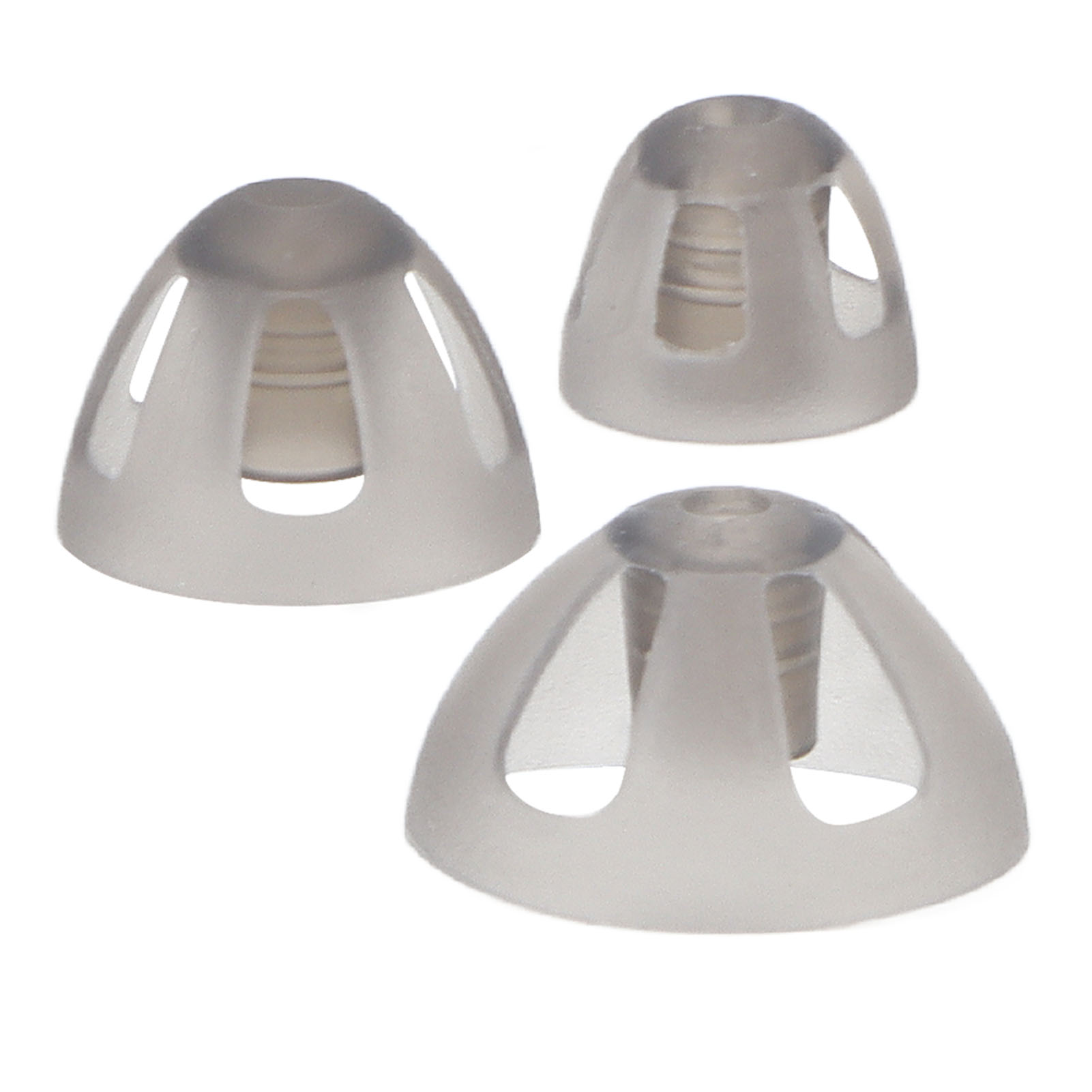10 Pcs Hearing Aids Dome Soft Open Domes Black Layer Replacements Eartip (10mm - Picture 15 of 21