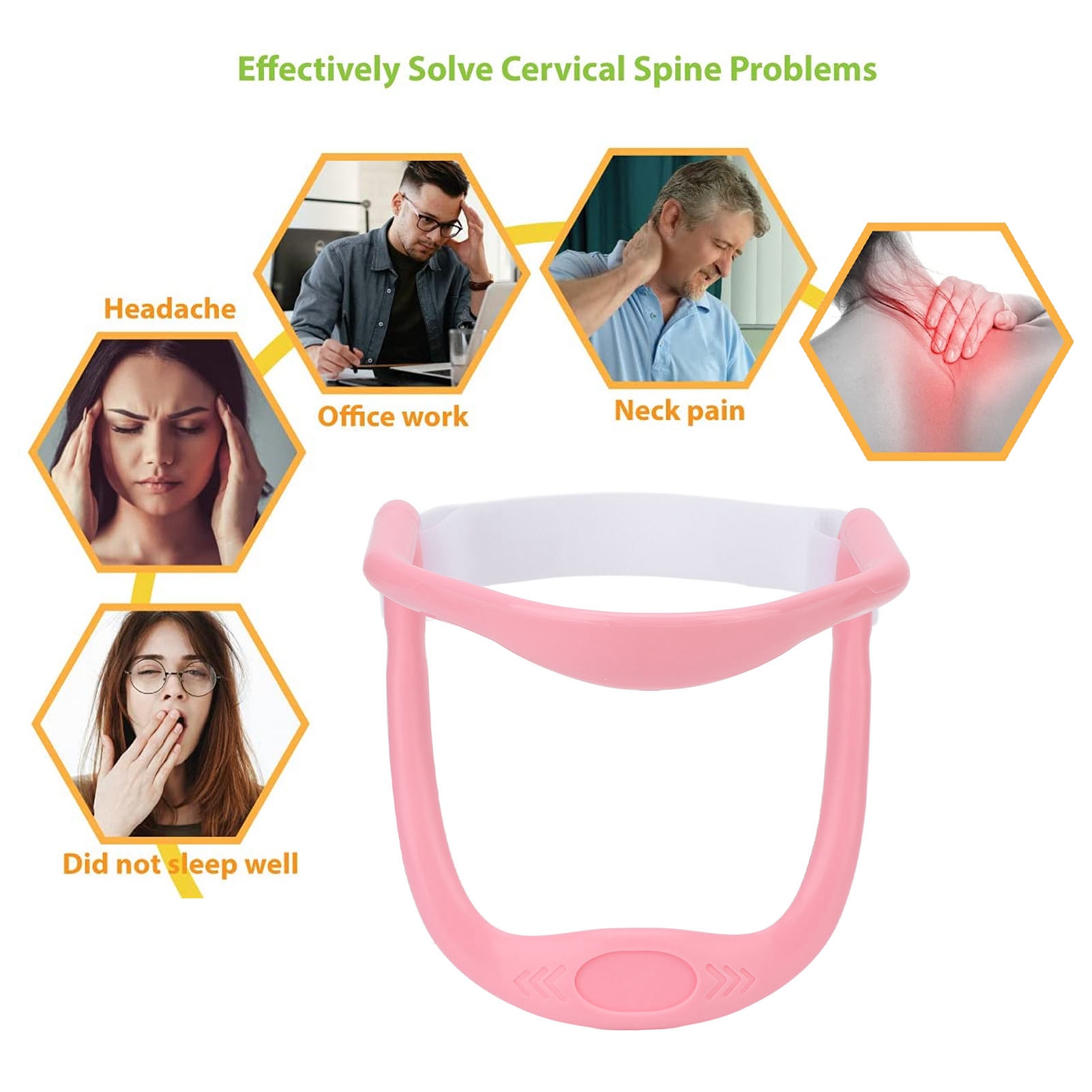 Neck Stretcher Adjustable Design Spine Pressure Pain Relief Prevent Cervical GEV - Picture 16 of 18