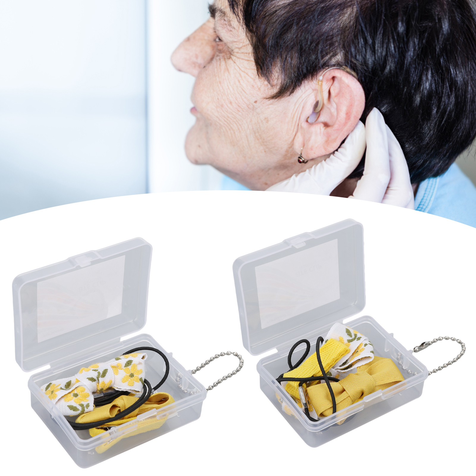 Hearing Aid Clip Prevent Lost Portable Hang Rope Hearing Aids Fixation Strap HR6 - Picture 24 of 28