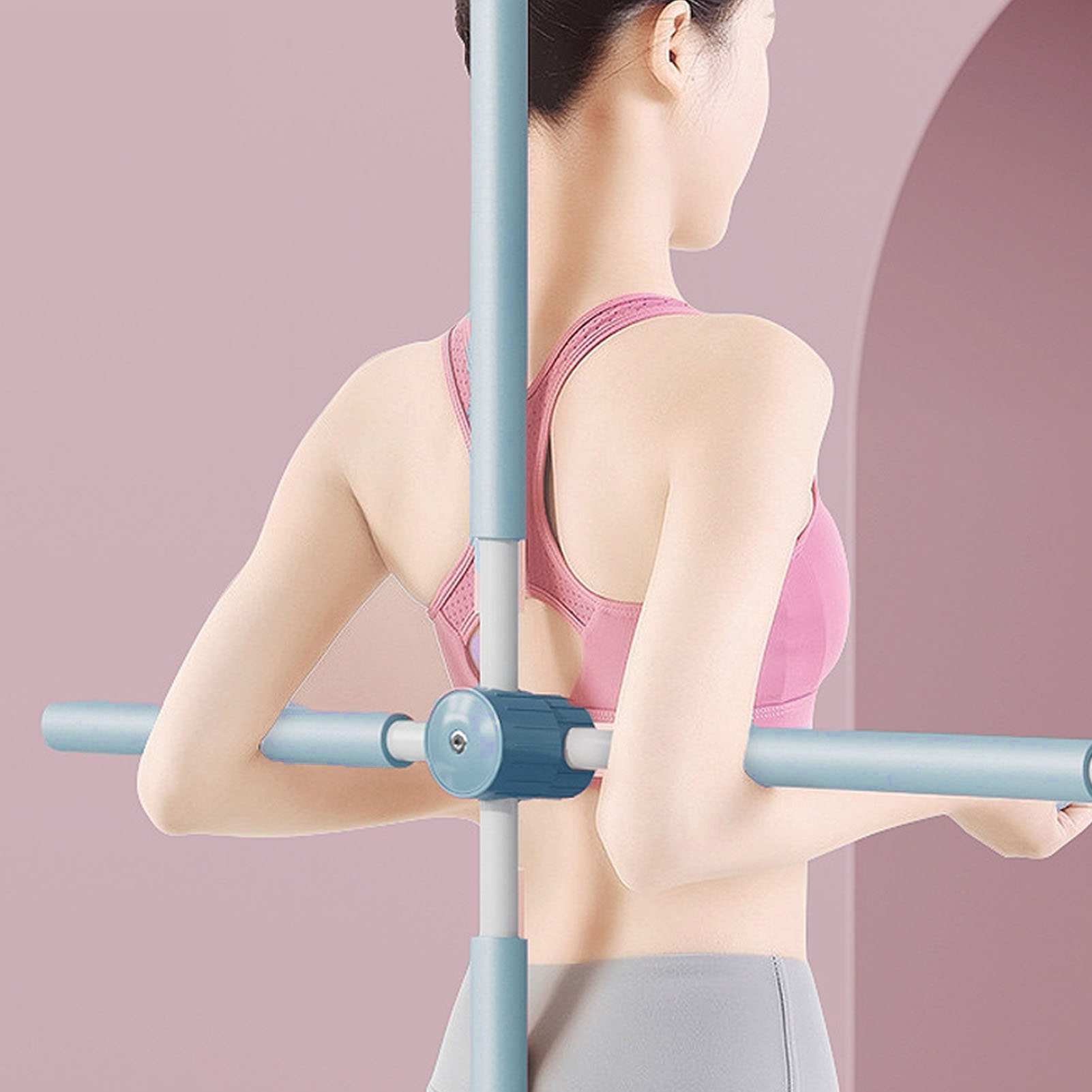 Yoga Sticks Stretching Tool Humpback Corrector Sticks Retractable
