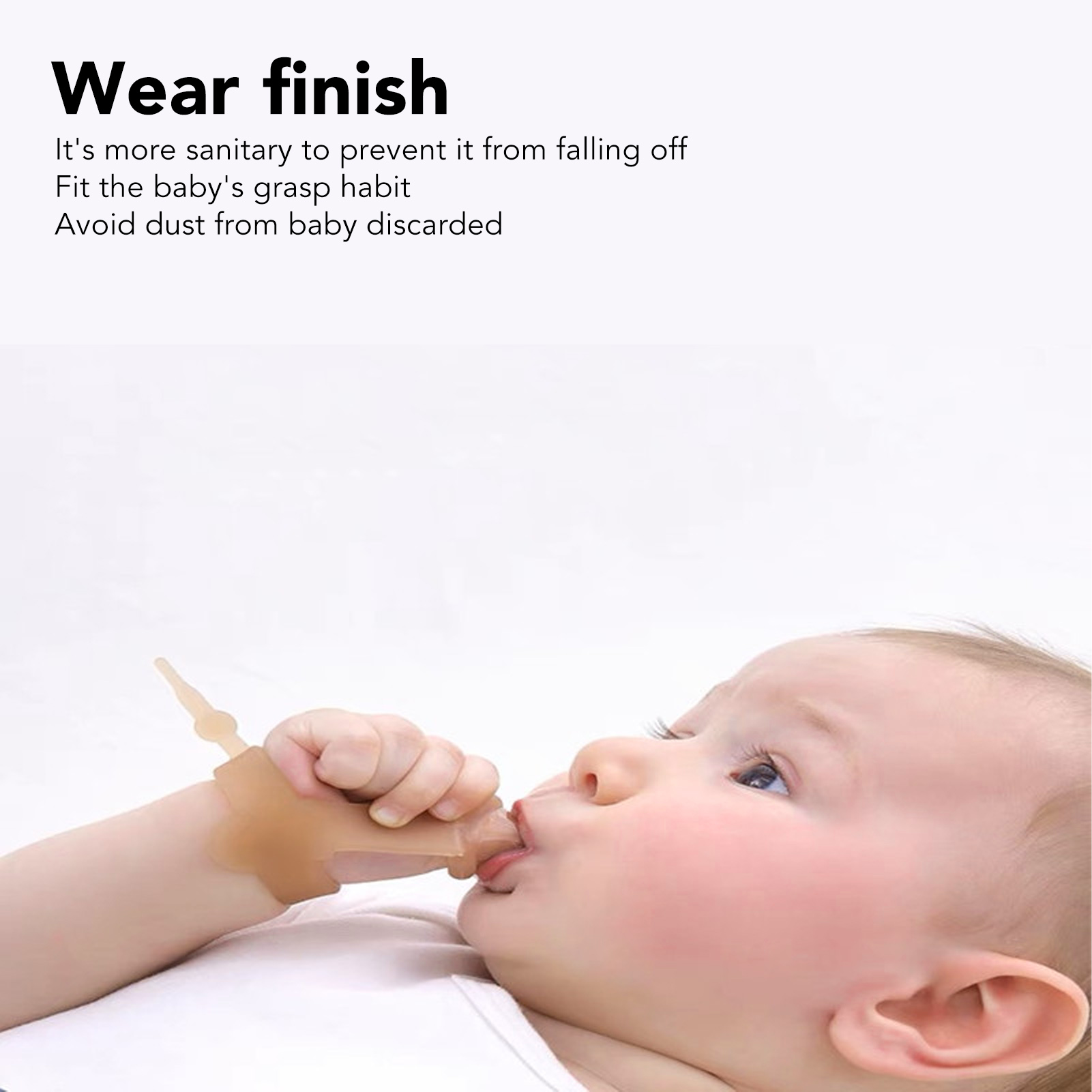 Baby Thumb Sucking Stop Adjustable Thumb Guard Soft Silicone Thumb Sucking T L2S - Picture 30 of 30