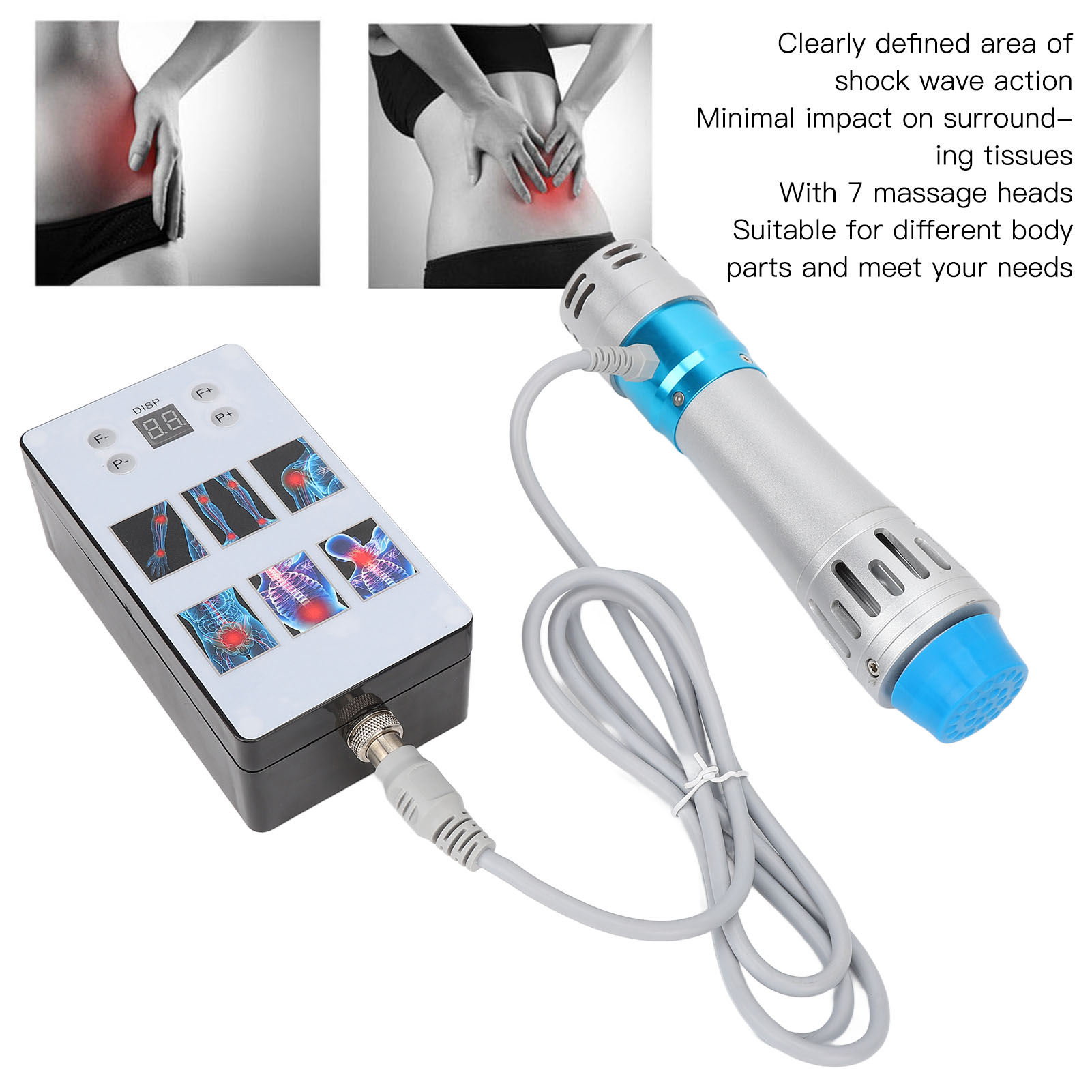 Extracorporeal Shockwave Therapy Device Muscle Massage ED Treatment Pain Reduce - Picture 15 of 24