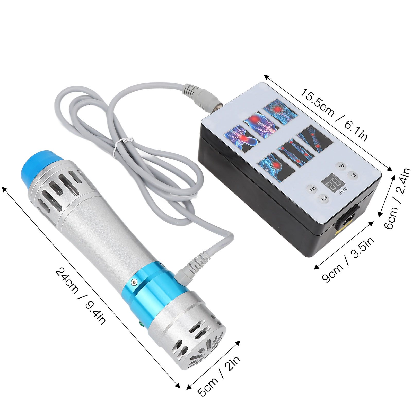 Extracorporeal Shockwave Therapy Device Muscle Massage ED Treatment Pain Reduce - Picture 24 of 24