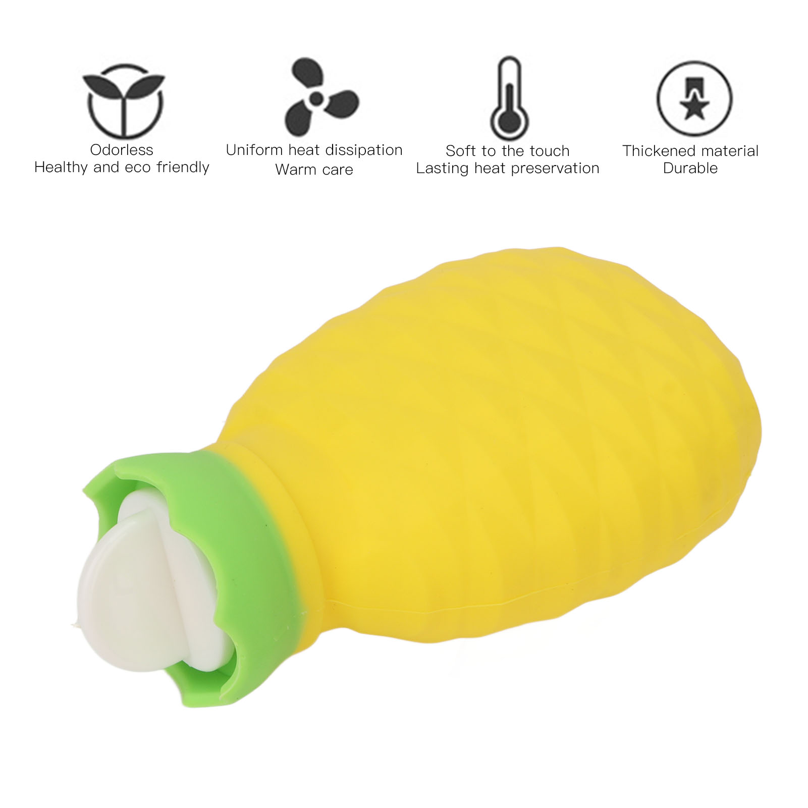 Cute Hot Water Bottle Children Women Home Silicone Thick Safe Hot Water Bag SPG - Picture 16 of 18