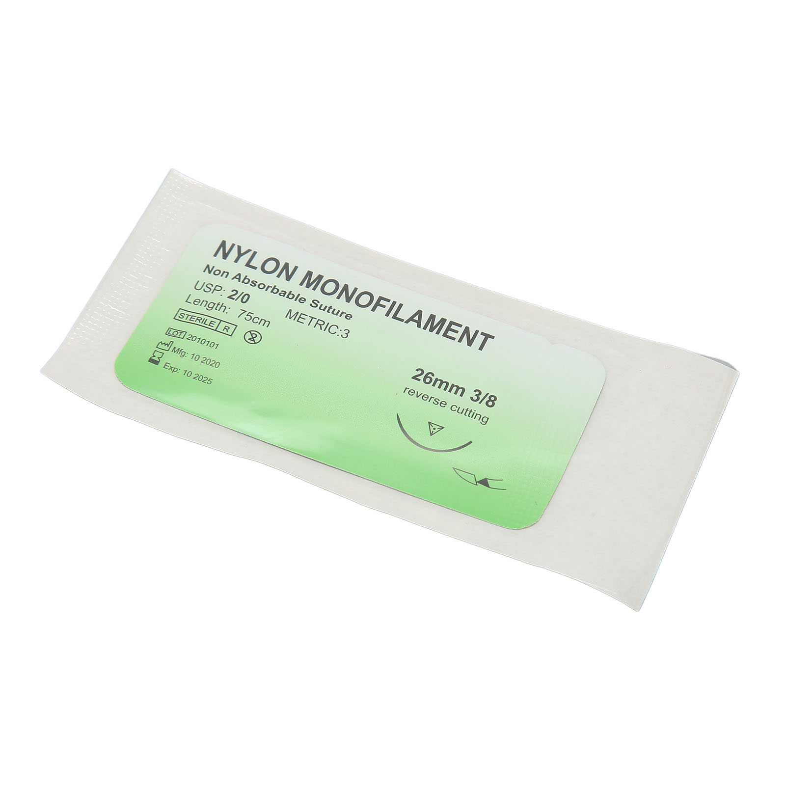 12pcs Suture Pratique Fil Emballage Individuel Nylon Fil De Suture Ensemble Avec - Imagen 16 de 21