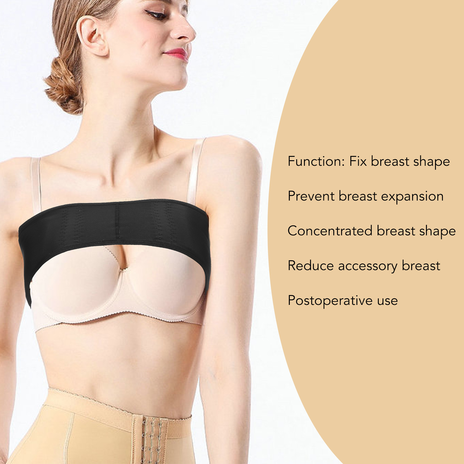 Breast Implant Stabilizer Band Reduce Swelling Prevent Chest Expansion Breas LSO