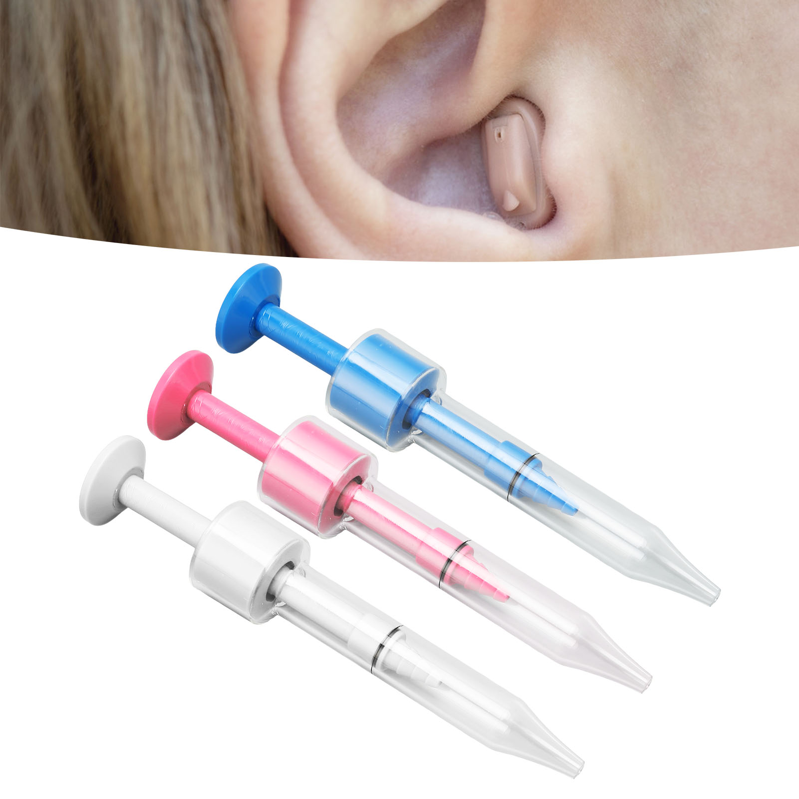 Iniettore Ear Impressions Taking Earmold professionale PP orecchio impronte siringa S NHE - Foto 28 di 31