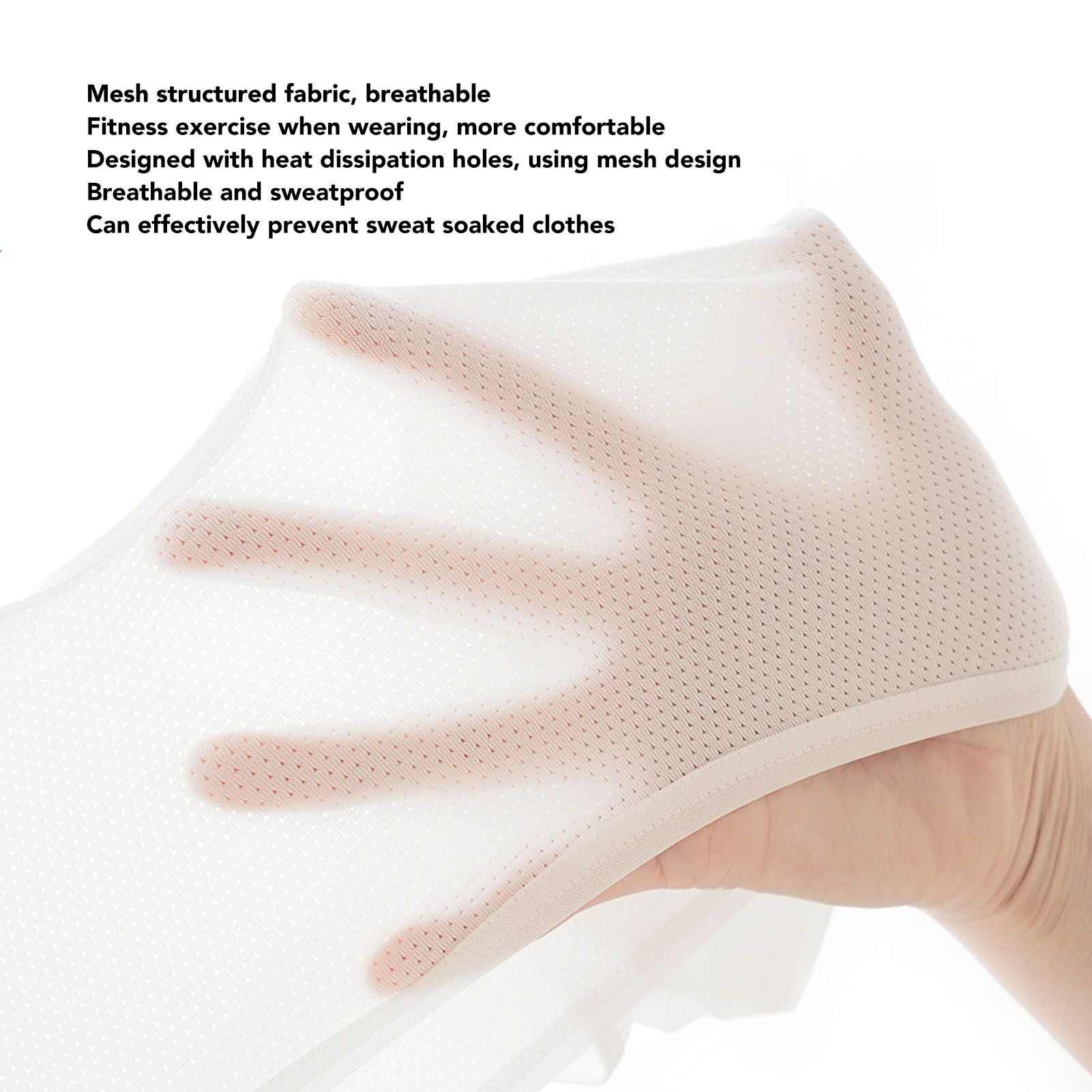Underarm Sweat Vest Breathable Soft Quick Drying Armpit Sweat Pads Shirt For NOW - Picture 20 of 21