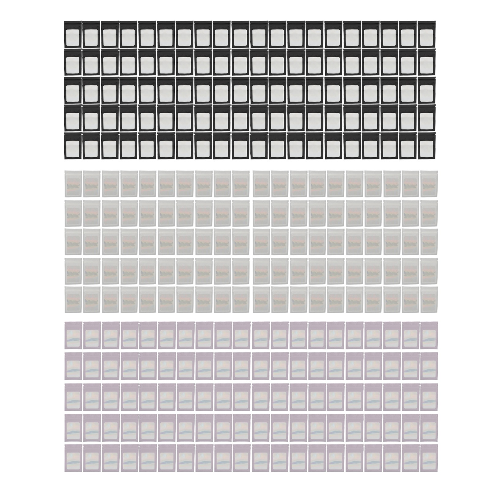 100pcs Resealable Odor Proof Pouch Holographic Smell Proof Packaging Bag Wit NHE - Picture 26 of 33