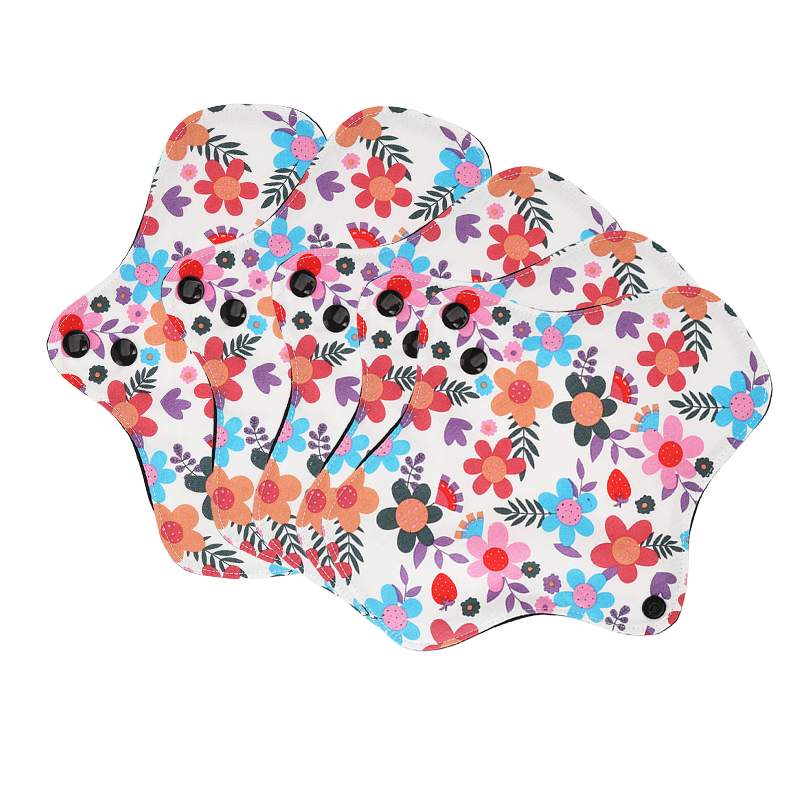 5pcs Reusable Menstrual Pads Breathable Highly Absorbent Cotton Postpartum S EUJ - Picture 30 of 33