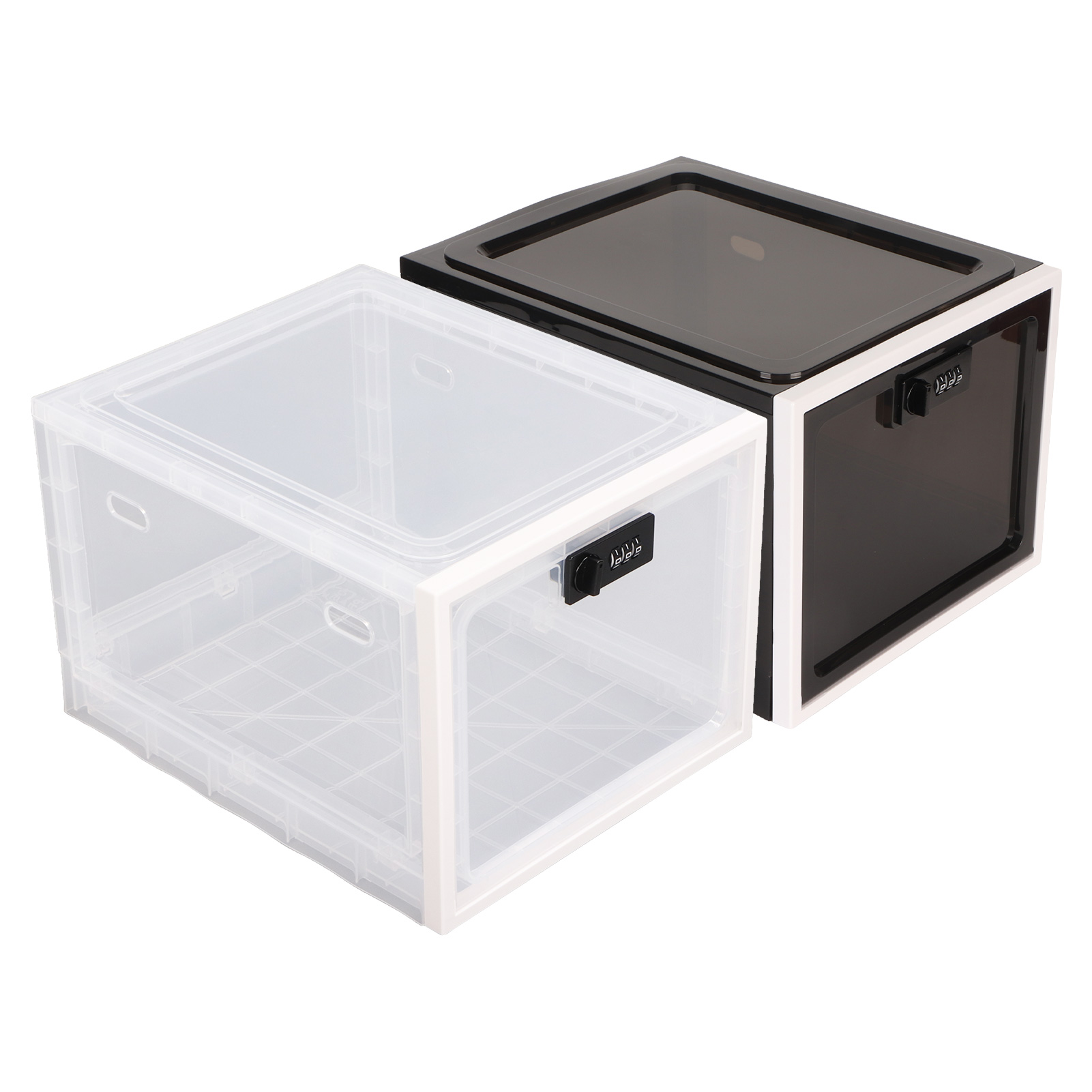Lock Box Clear Food Storage Container Medicine Case with 3 Digit Combinat Lock - Picture 24 of 28