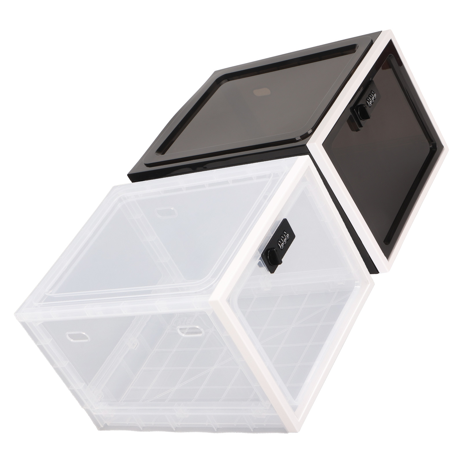 Lock Box Clear Food Storage Container Medicine Case with 3 Digit Combinat Lock - Picture 27 of 28