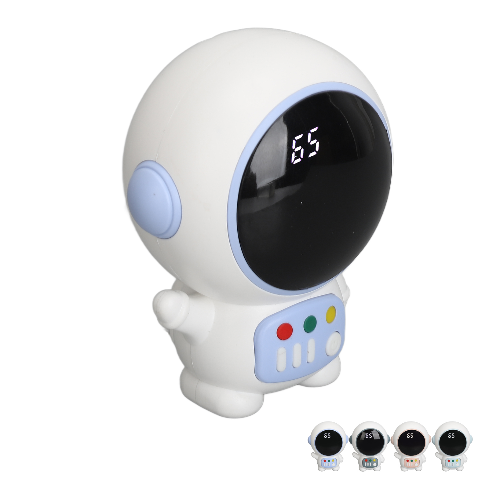 Astronaut Shaped Cute Hand Warmer Digital Display USB Rechargeable 2 Gear Te HR6