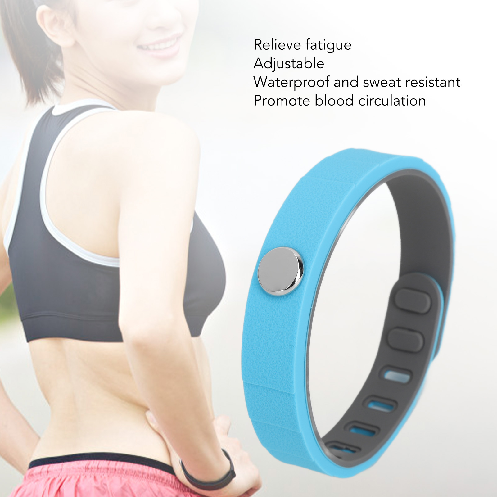 Sport Energie Armband Negative Ion Nicht Statisches Silikon Winter Elektrost CUB - Bild 24 von 28