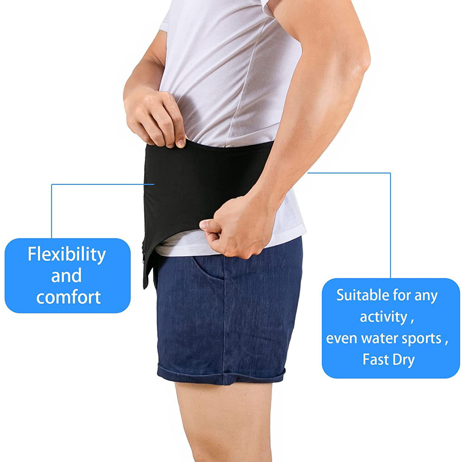 Ostomy Bag Cover Oxford Cloth Soft Breathable High Flexibility Portable Colo NHE - Picture 26 of 33