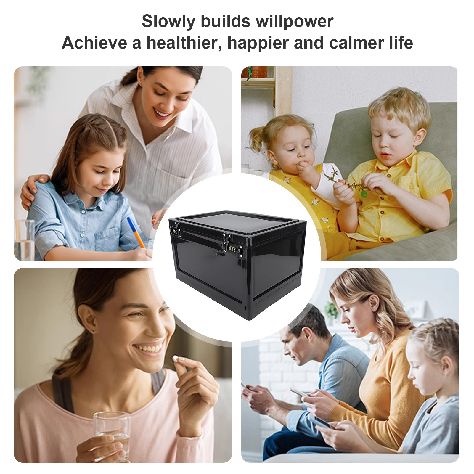Lock Box Food Storage Container Medicine Case 3 Digit Combination Lock Locka XAT - Picture 28 of 28