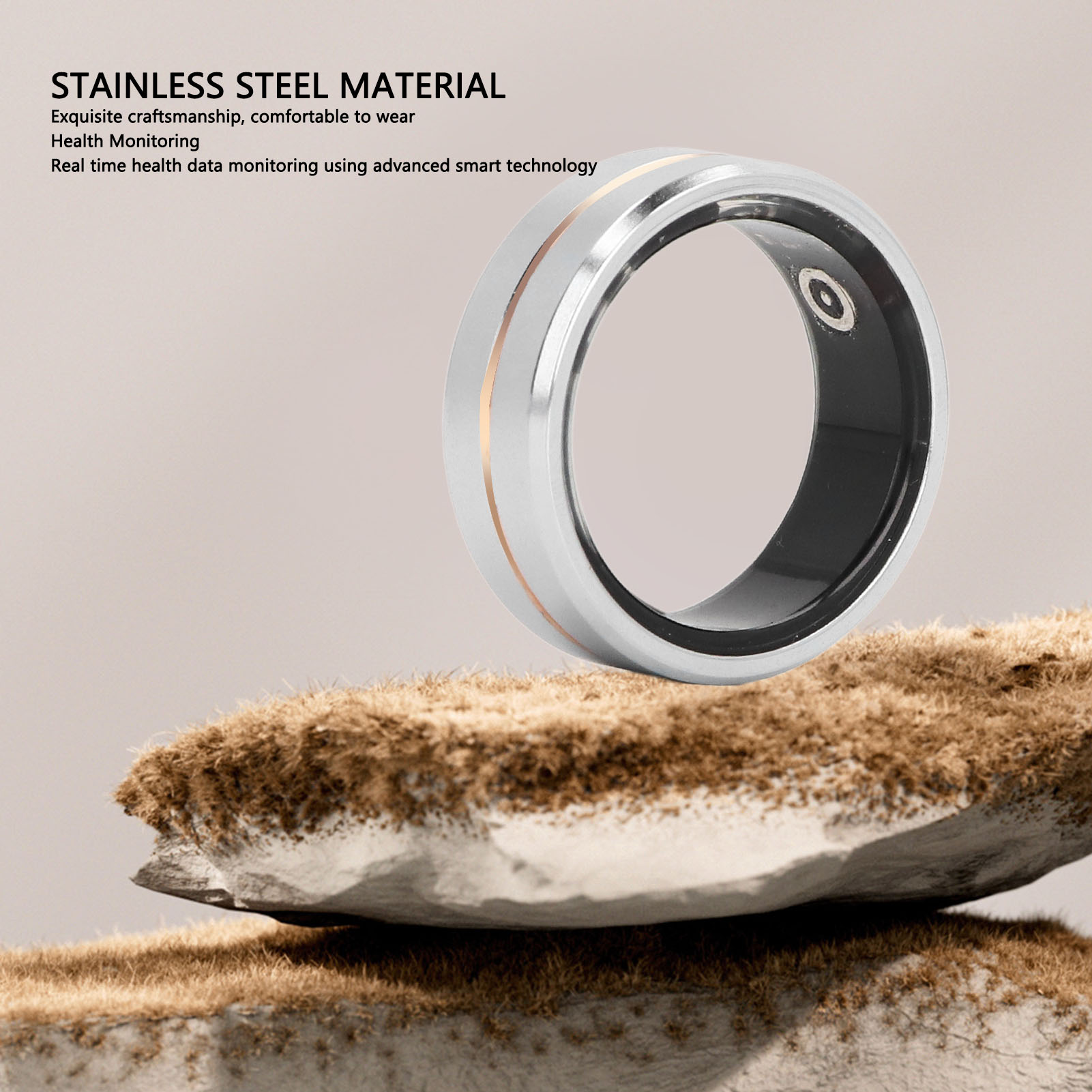 Smart Health Ring Sleep Monitoring IP68 Waterproof Smart Ring Fitness - Bild 19 von 30