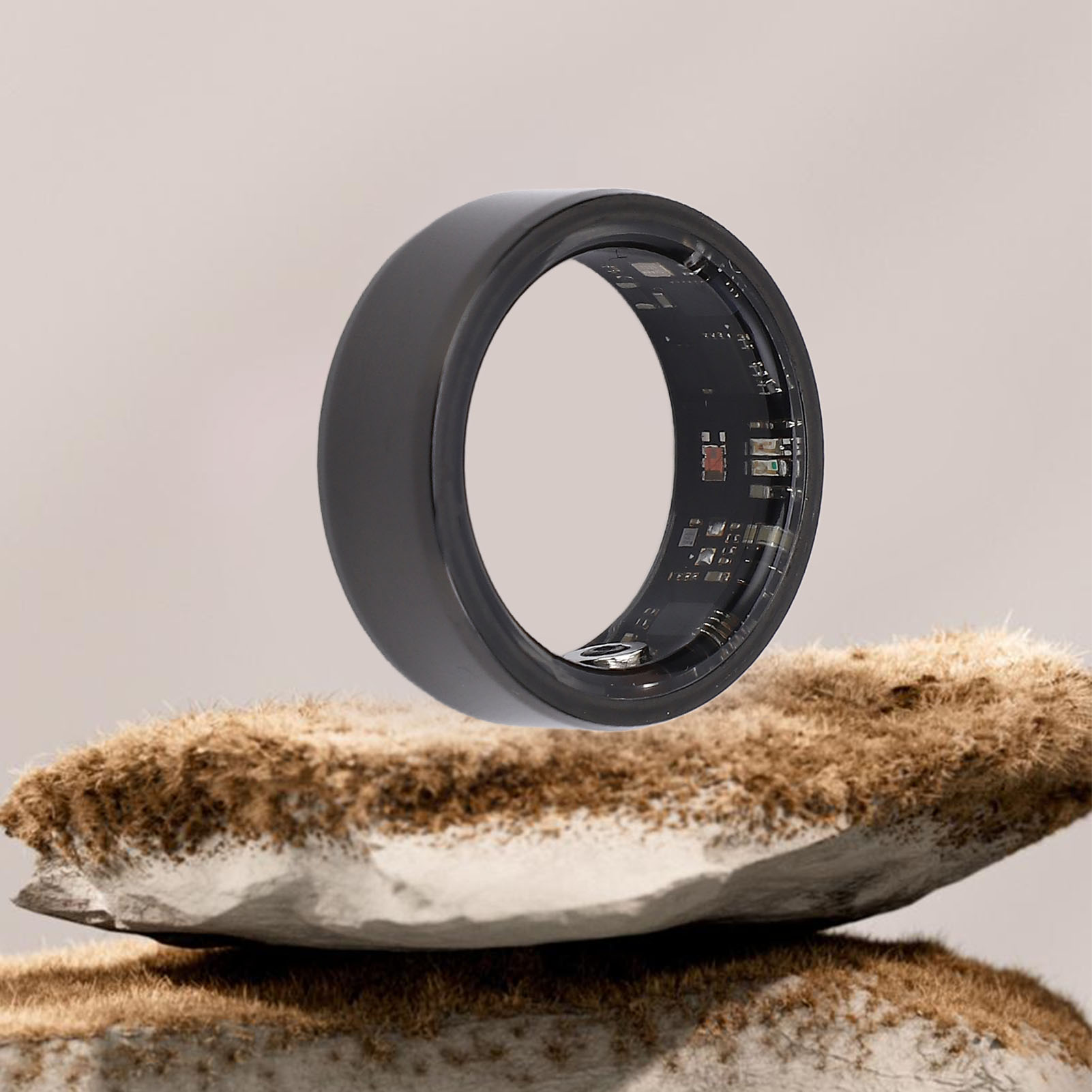 Fitness Tracker Anello Intelligente Multifunzione Acciaio Inox IP68 Impermeabile NHE - Foto 30 di 42