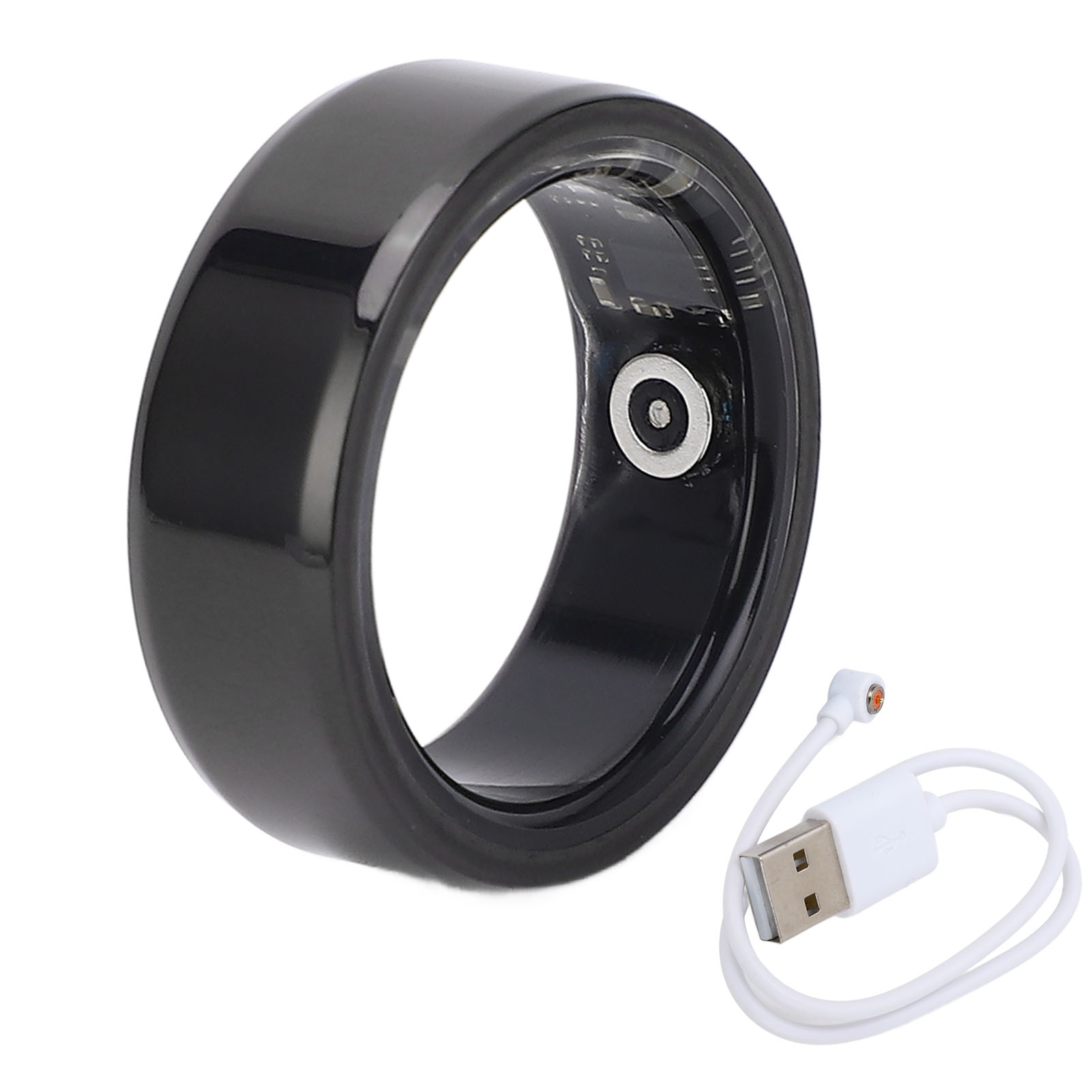 Fitness Tracker Anello Intelligente Multifunzione Acciaio Inox IP68 Impermeabile NHE - Foto 25 di 42