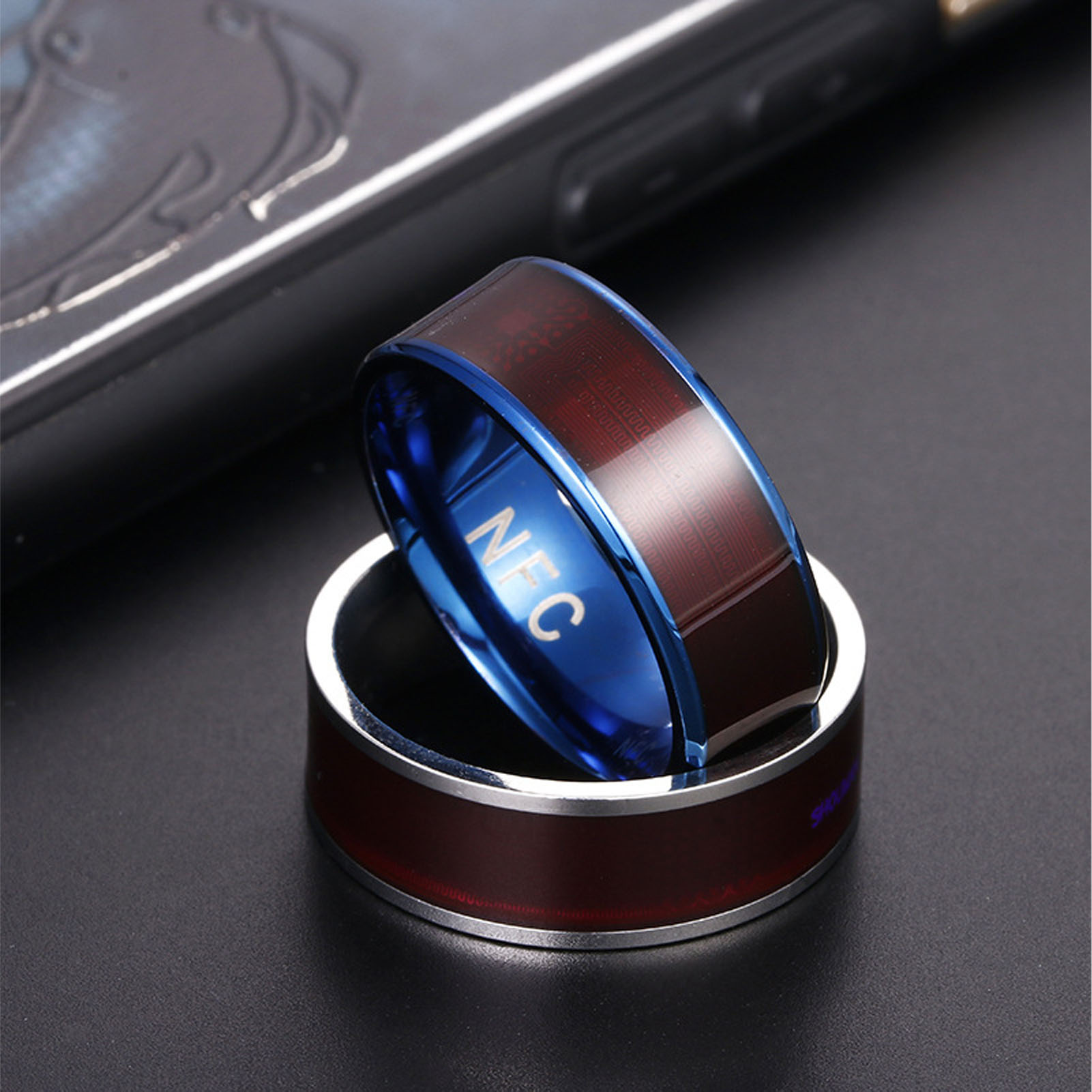 Bague Smart NFC légère intelligente multifonctionnelle portable Smart Ring F AP9 - Photo 46 sur 46