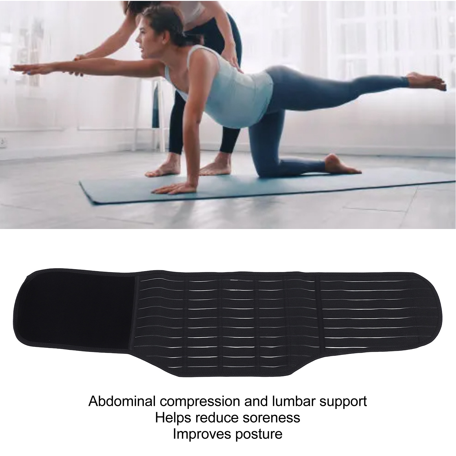 Tummy Control Waist Cincher Breathable Postpartum Belly Support Recovery Wra AGS - Picture 15 of 21