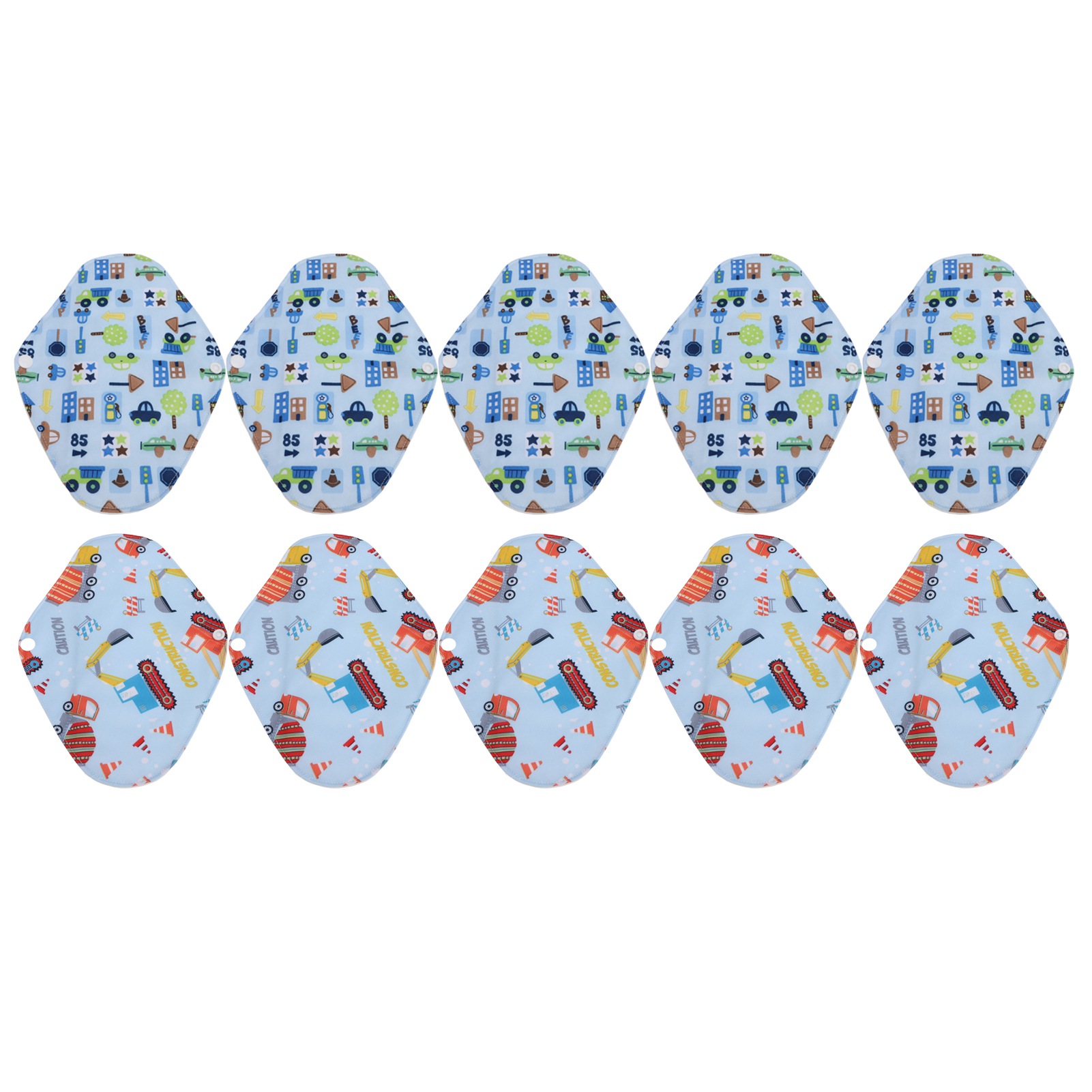 5PCS Wiederverwendbare Damenbinden Hoch Absorbierend Atmungsaktiv Waschbar W FOY - Bild 25 von 29