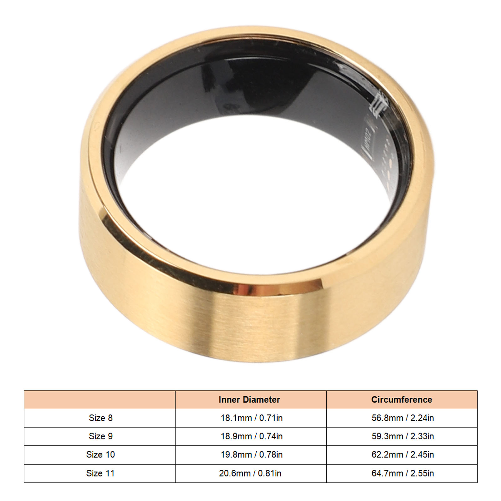 Smart Ring Sleep Tracking 50m Étanche à L'eau Mode Multi Sport Calories Surv OBF - Zdjęcie 21 z 24