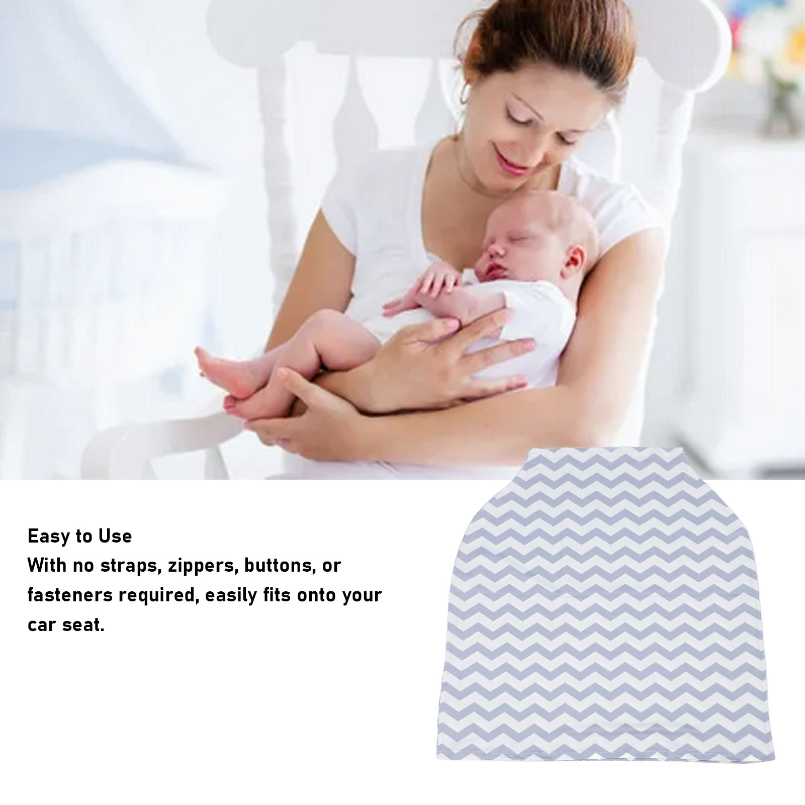 Baby Car Seat Canopy Cover Cover Coverage Breastfeeding Cover Shopping Cover - Picture 17 of 18